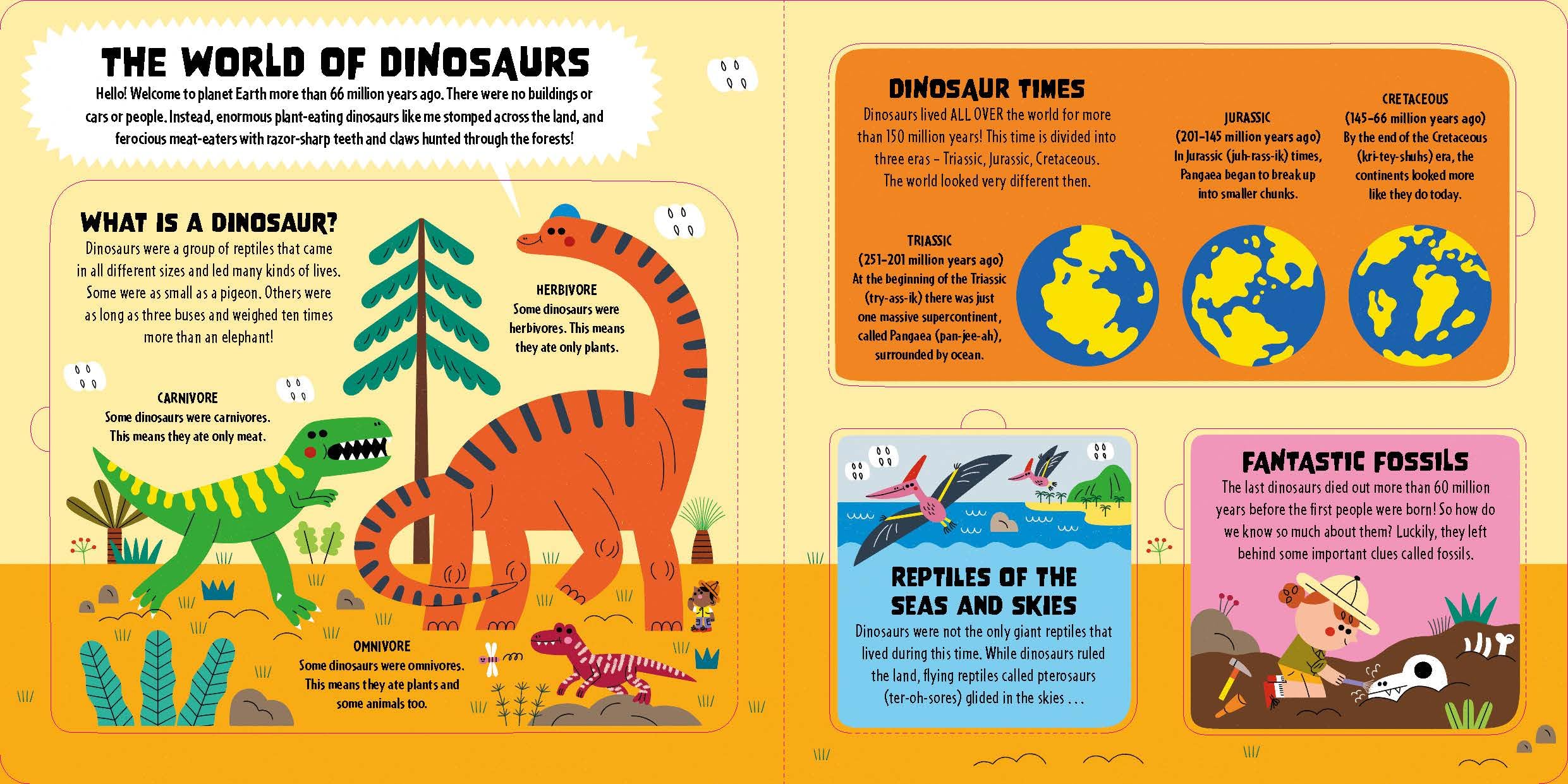 Lonely Planet Kids My First Lift-the-Flap Dinosaur Atlas: Contains Over 50 Flaps to Lift: Explore the Roarsome World of Dinos | Wow Factor Facts & ... Discover | Brilliant Illustrations Throughout