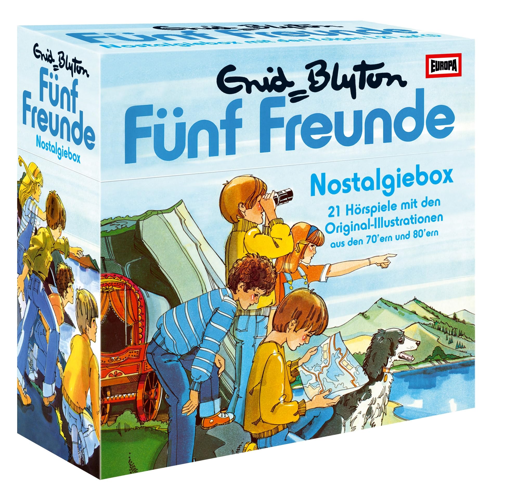 Nostalgiebox (21 Hörspiele mit den Original-Illustrationen aus den 70´ern & 80 ´ern)