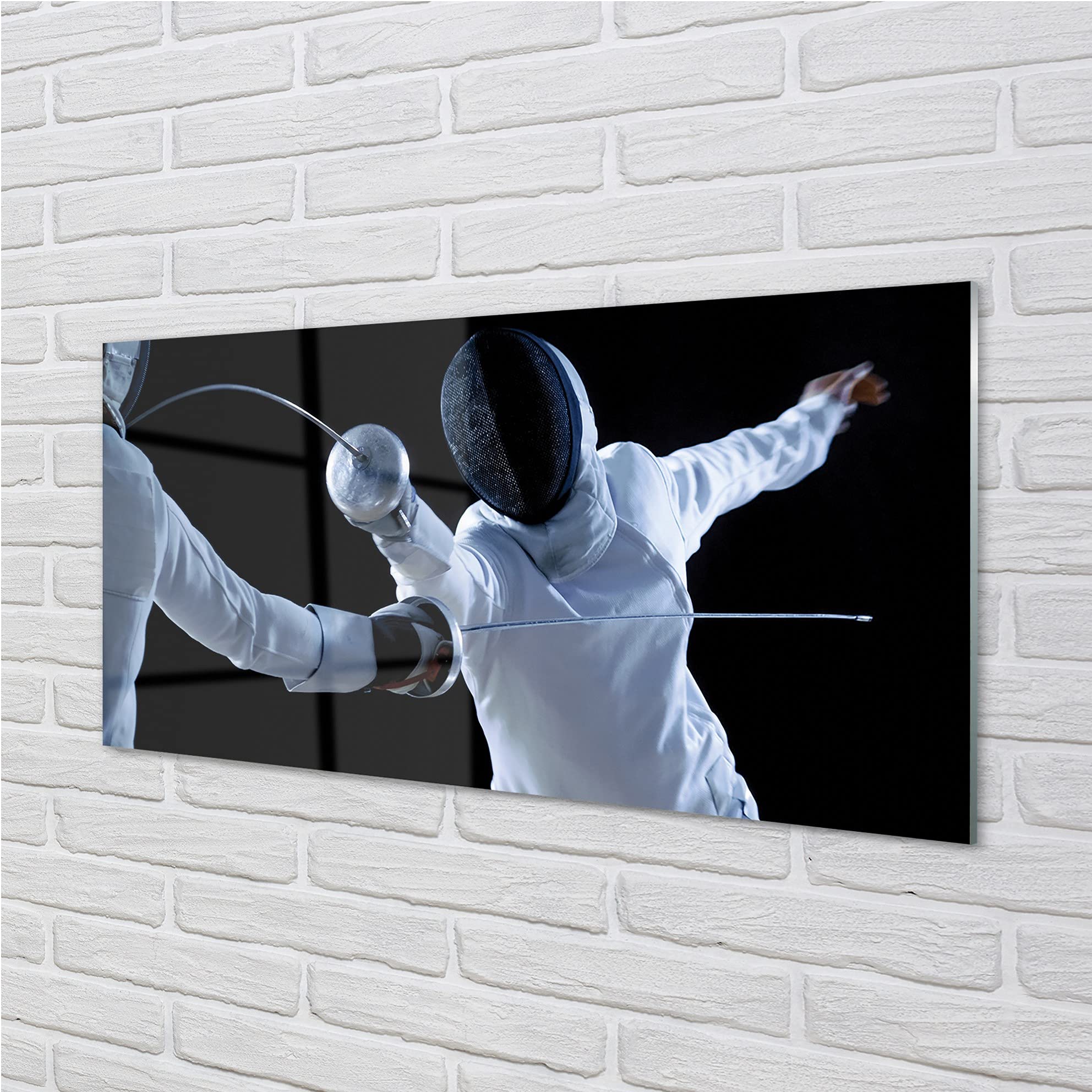 Tulup Cuadro de Cristal 120x60cm Impresa Decoración De Pared Mural Artes Marciales - Cartel con Verduras