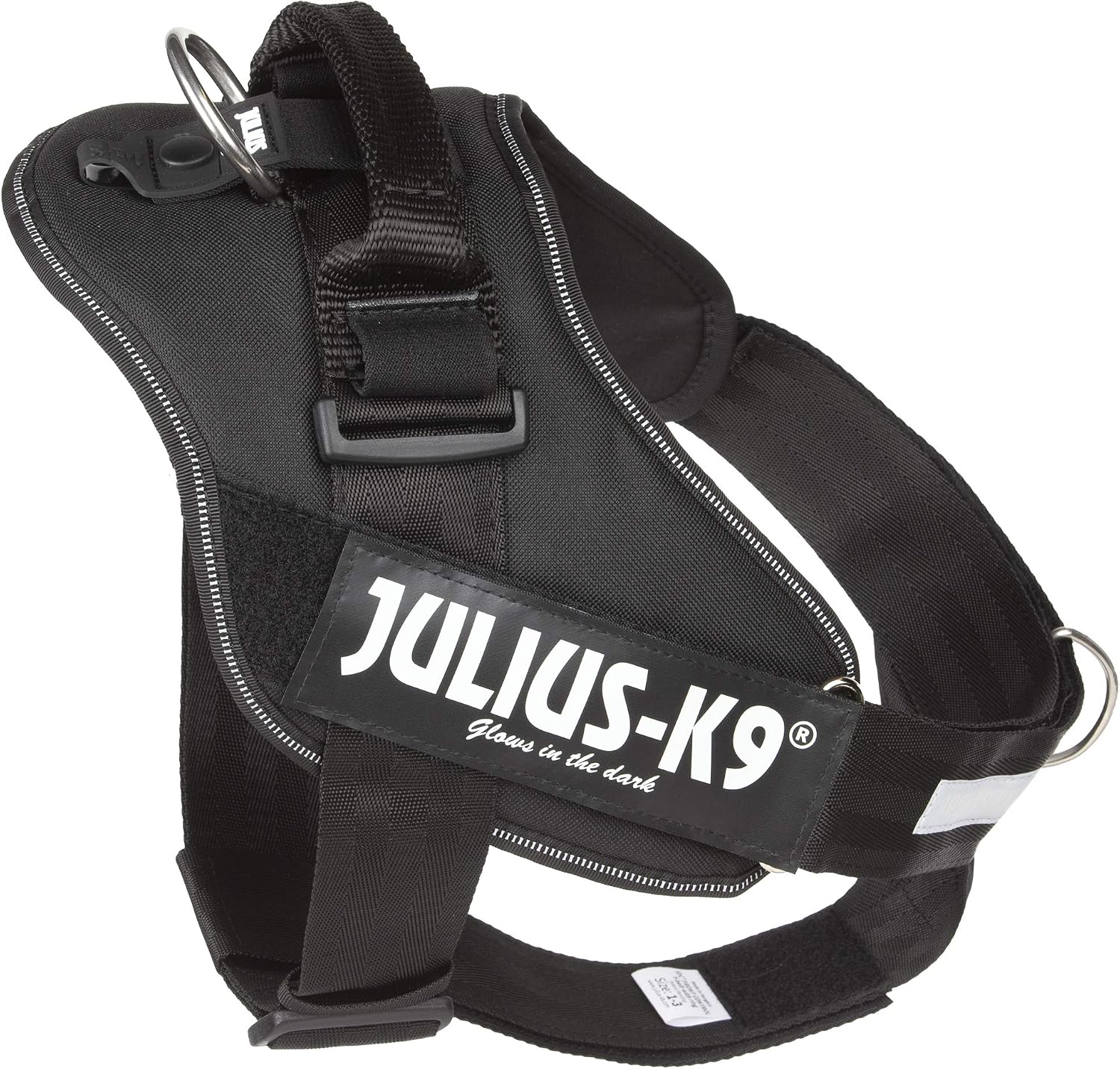 Julius-K9, IDC Powerharness, Dog Harness with Front Control Y-Belt, Size: XL/2, Black - Image 4