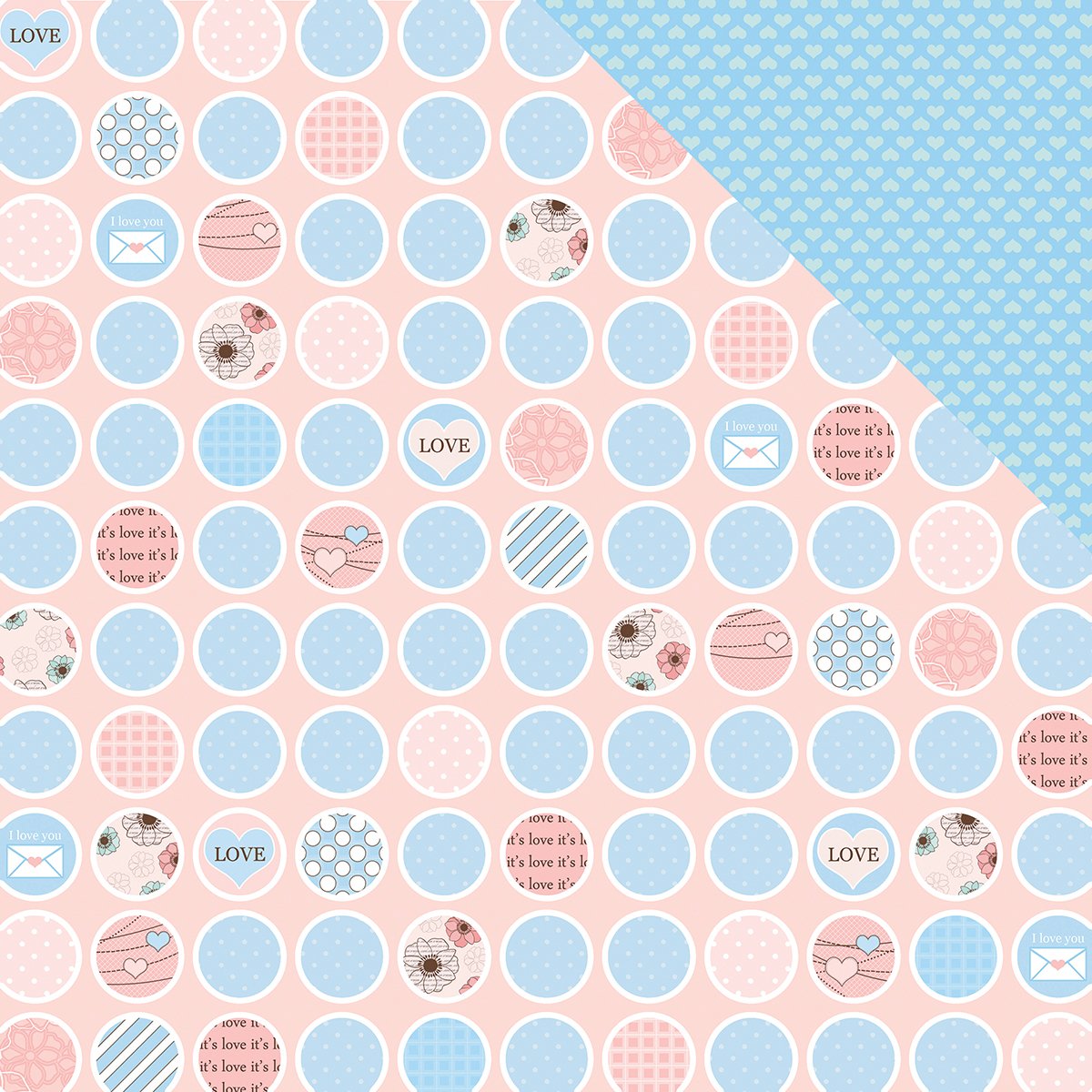 Scrapberry's You And Me Double-Sided Cardstock, 12" x 12"