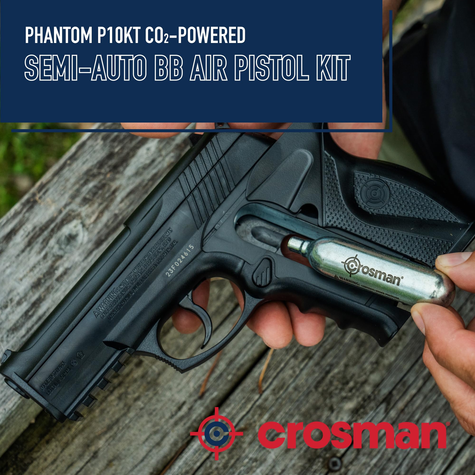 Crosman P10 Kit CO2 Pistola de Aire Comprimido Calibre 4,5mm