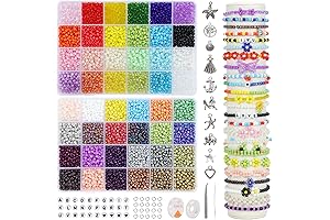 UOONY 4mm Glass Seed Beads: Express Yourself in Vibrant Color