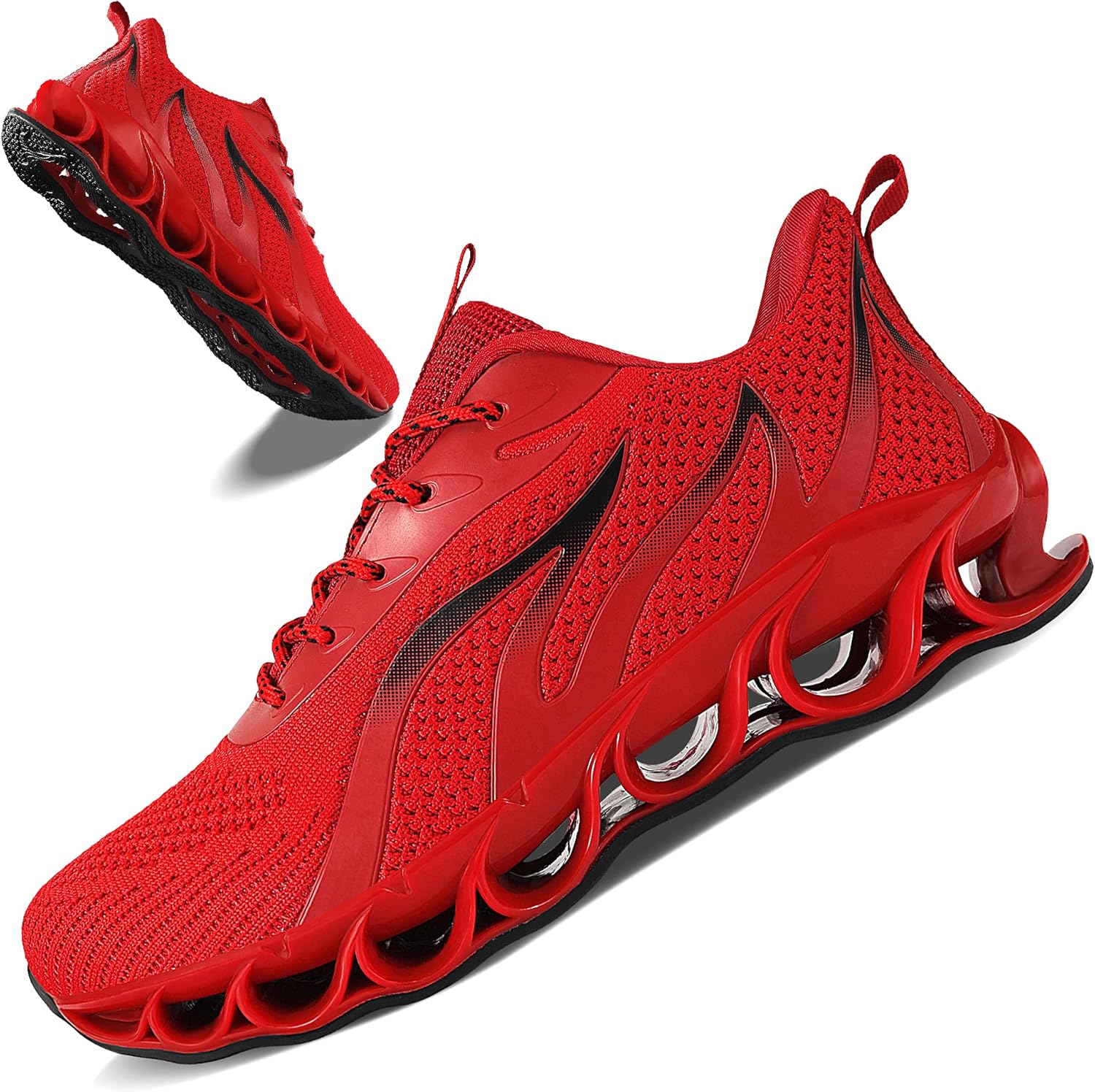 Men Athletic Shoes Mesh Blade Running Walking Sneakers