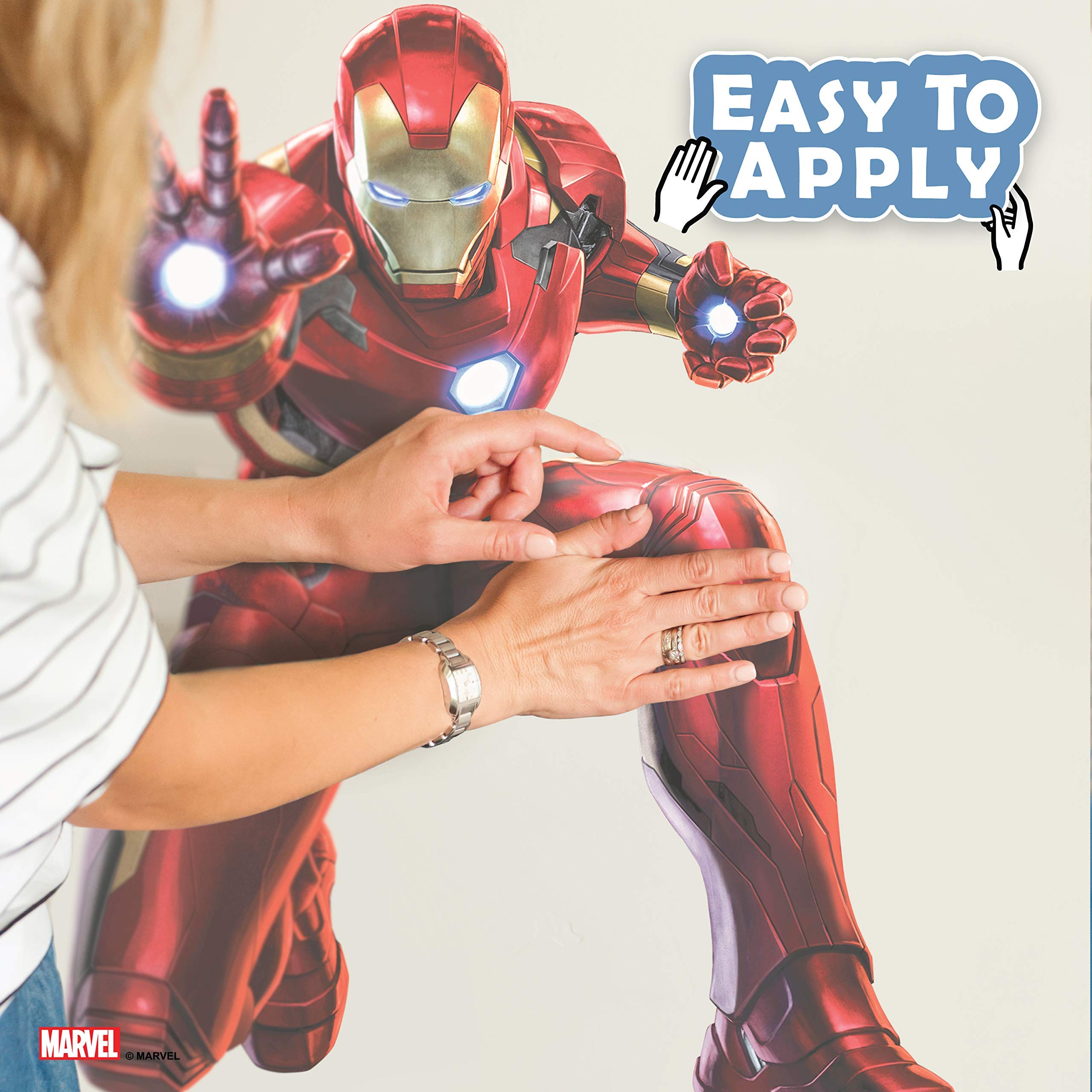 Marvel Iron Man Wall Decal Iron Man Wall Stickers with 3D Augmented
