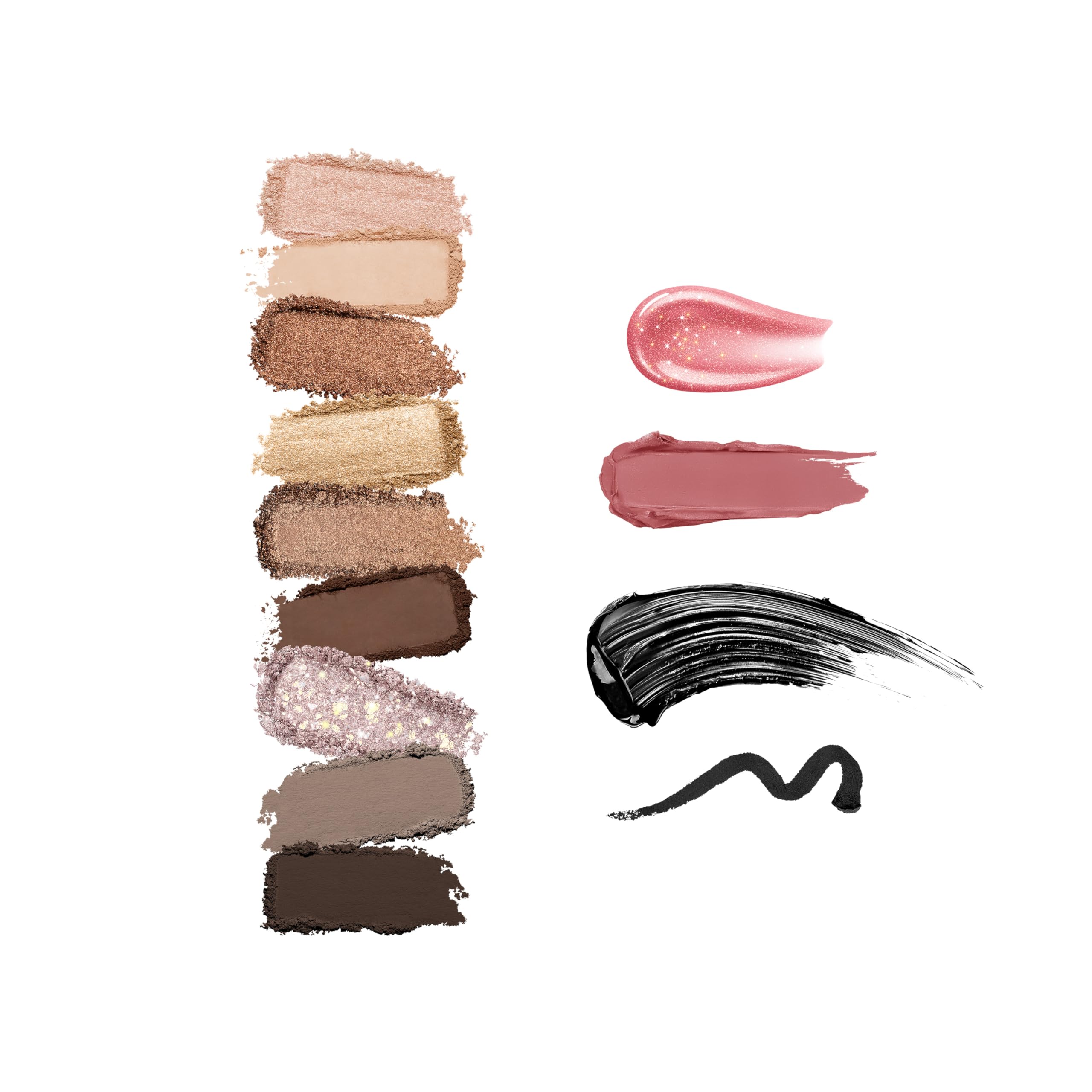 KIKO Milano Snow-Kissed Holiday Timeless Look Makeup Gift Set, Makeup Gift Set: Volumising Mascara, Eyeliner - Image 2