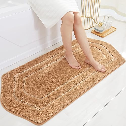 Miniatura 1 de COSY HOMEER - Alfombras extra gruesas para el baño, tapetes de baño antideslizantes, tapete de felpa suave, peludo y 100% micro poliéster, tapete