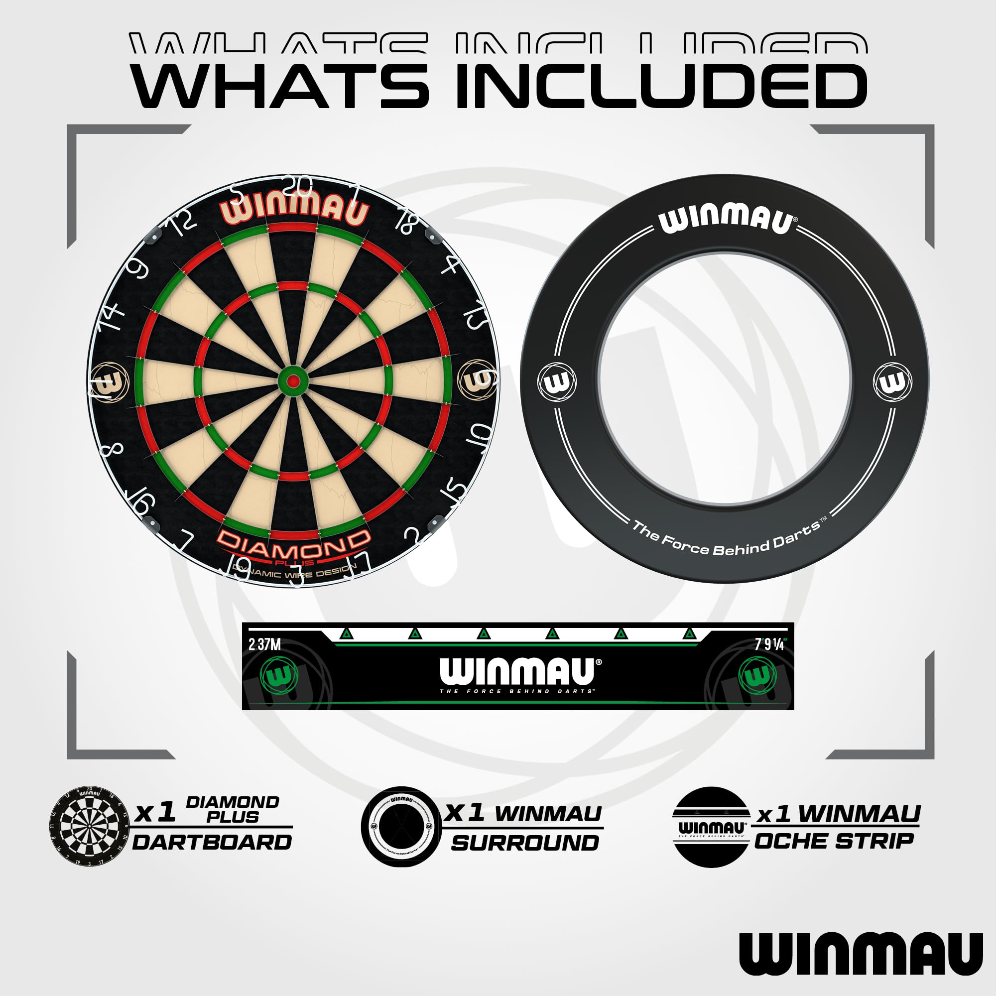 Winmau Diamond Plus - Bersaglio professionale con setole