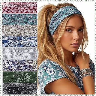 Needbrock 8Pcs Boho Headbands for in Pakistan