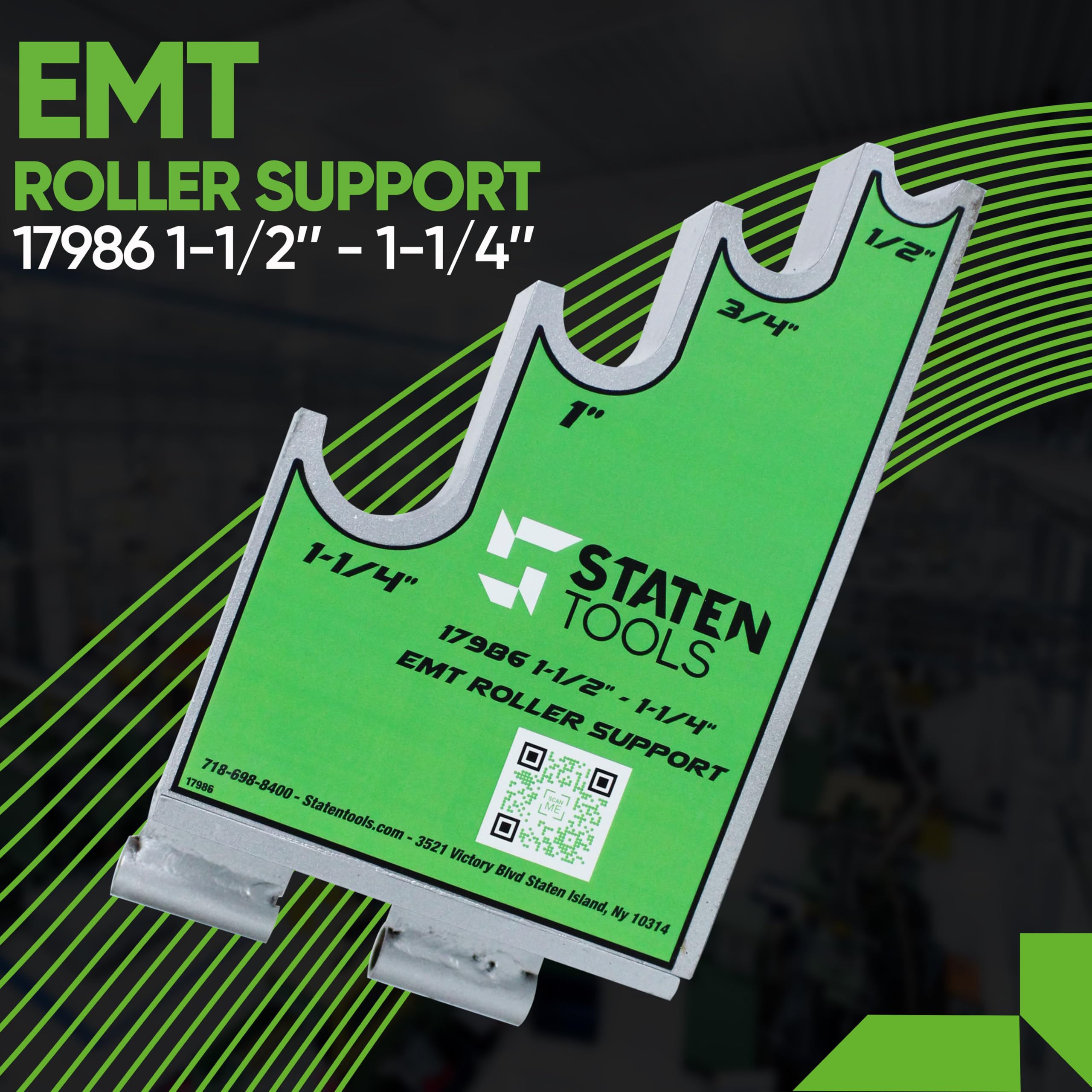 Staten Tools 17986 EMT Roller Support 1/2