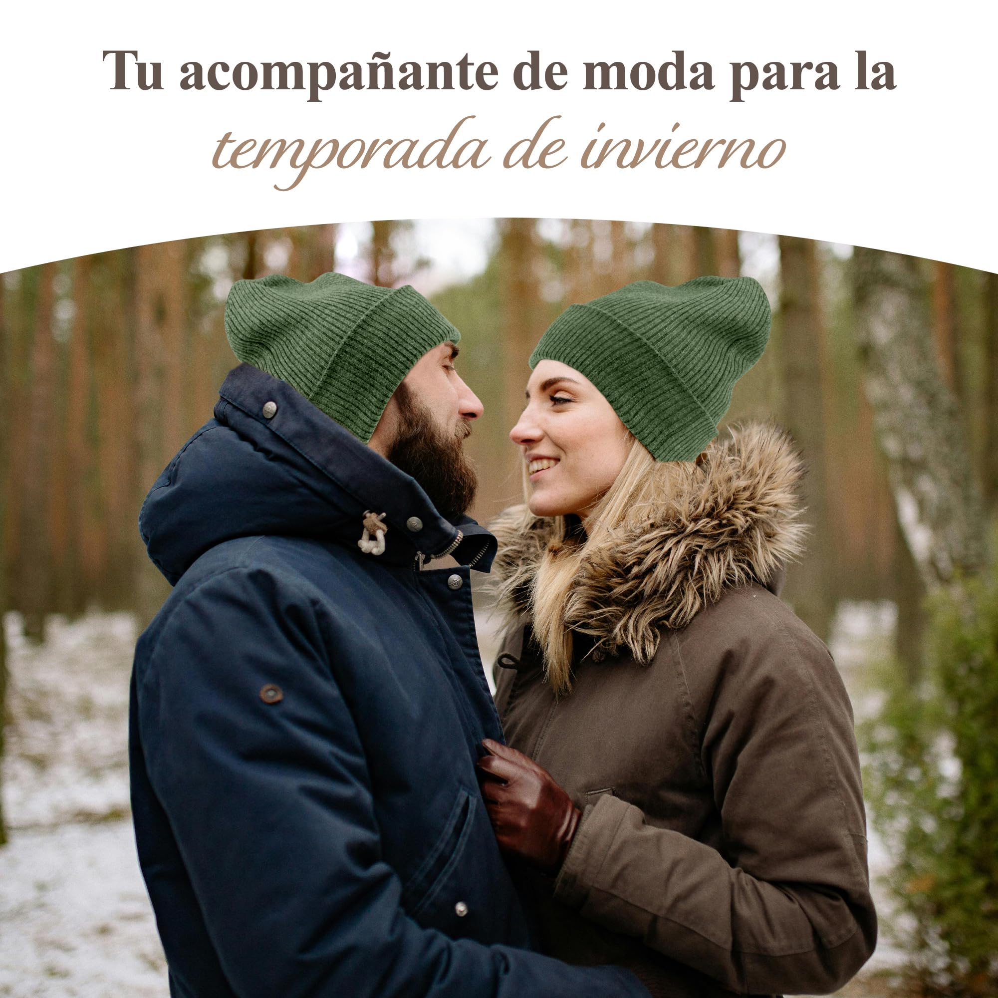 Gorro de Cachemira – Gorro Tejido a Mano con 100% Lana de Cachemira para Hombre y Mujer – Gorro Unisex, Suave Gorro de Invierno, Hecho en Nepal