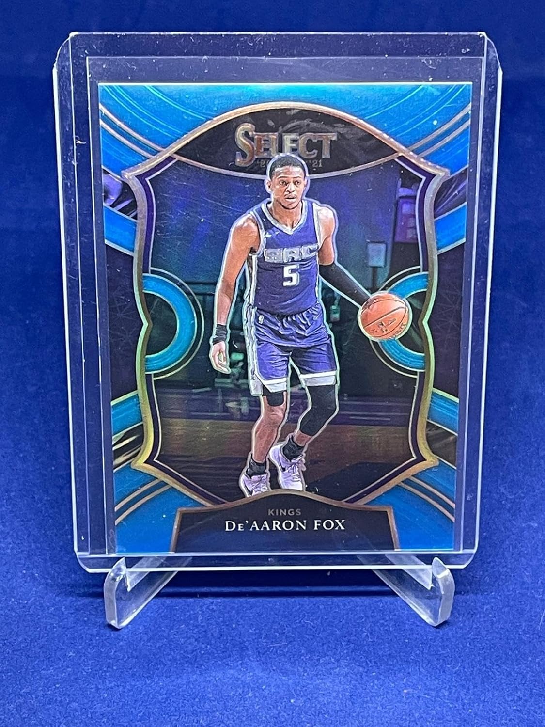 De'aaron Fox 2020-21 Panini Select Concourse Prizm #d 44/299 - Basketball Cards