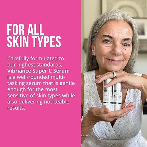 Miniatura 6 de Vibriance Super C Serum for Mature Skin All-In-One Formula Hydrates Firms Lifts Targets Age Spots Wrinkles and Smooths Skin 1 fl oz 30 ml Pack of 1