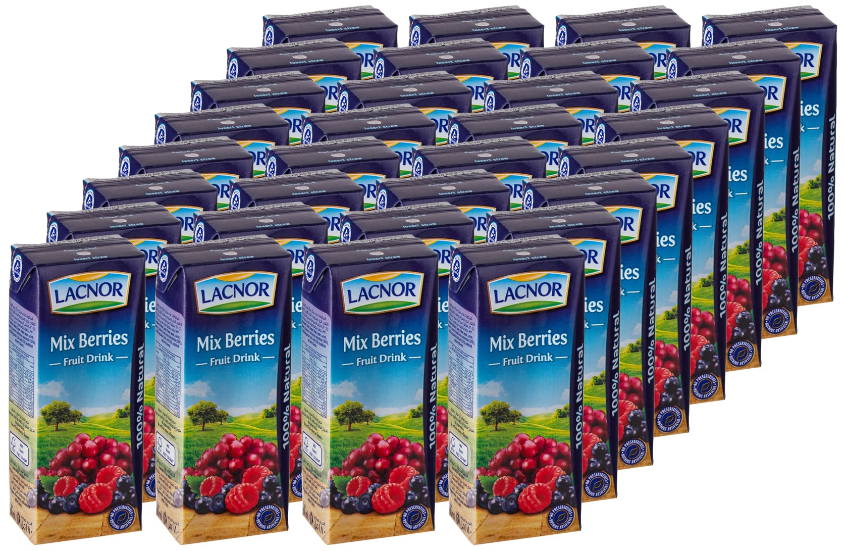 LacnorMix Berries Fruit Drink, 32 X 180 Ml