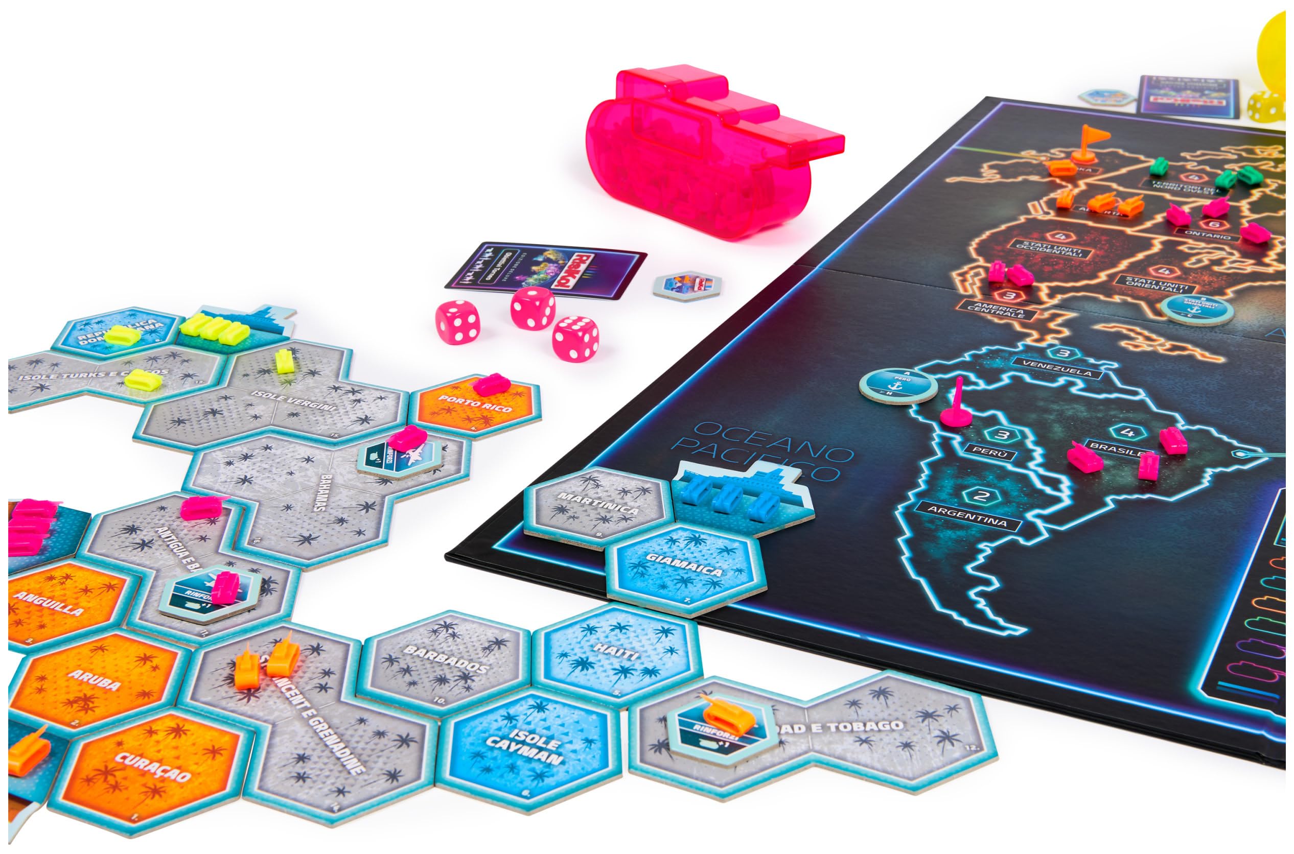 Wydawca gier, Risiko Deluxe Edition Gier Box Games dla rodziny i przyjaciół gry planszowe dla dorosłych i dzieci, od 3 do 5 graczy, 10+ lat