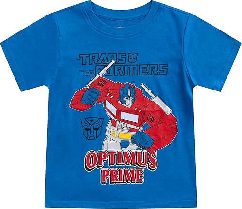 Miniatura 4 de Transformers Hasbro - Paquete de 3 camisetas de manga corta para niños pequeños