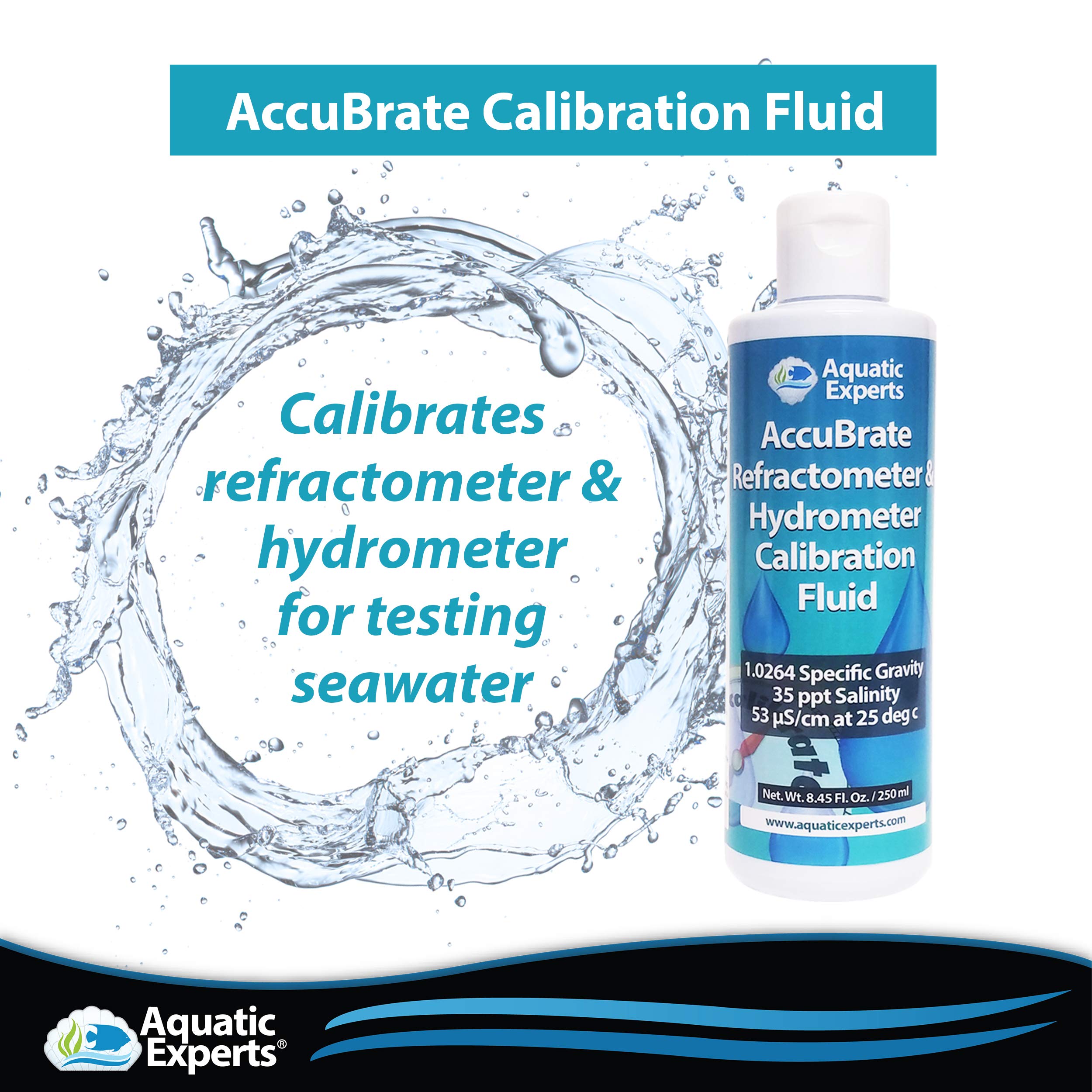 Aquatic Experts AccuBrate Refractometer and Hydrometer Salinity