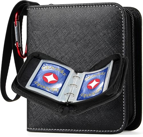 GEAoffice 1 Pocket Card Binder Mini Size, Super Lightweight Small Collectible Trading Card Albums for 80 Cards, 1 Pocket Top Loading Binder for TCG, disponible en Yaxa Guatemala