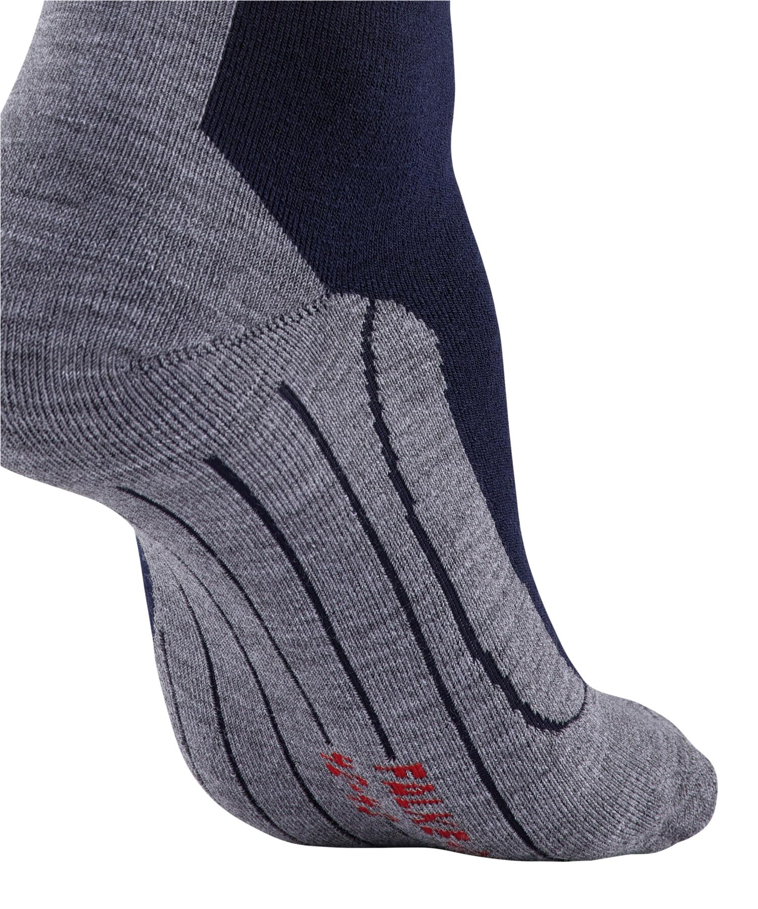 FALKE Mężczyźni Skarpety narciarskie SK4 Advanced M Kh Wełna ciepłe cienkie 1 Para, Niebieski Marine 6120 Snow-O, 42-43