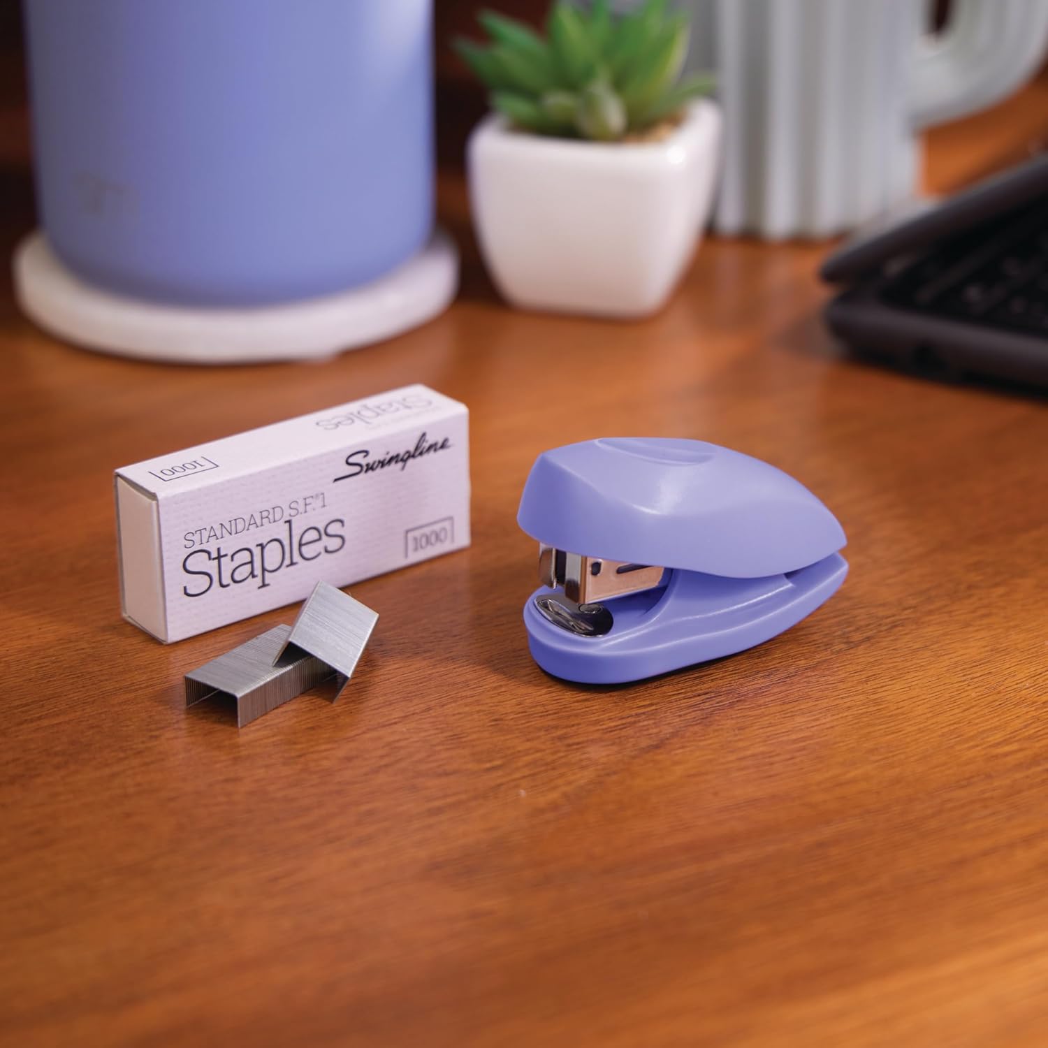 Mini Stapler, Tot, 12 Sheet acity, includes Built-In Staple