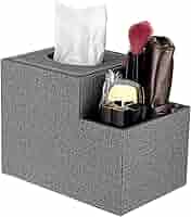 小物 HUMAN MADE Tissue Box Grey French Boucle Metal Handcrafted Square Tissue Box