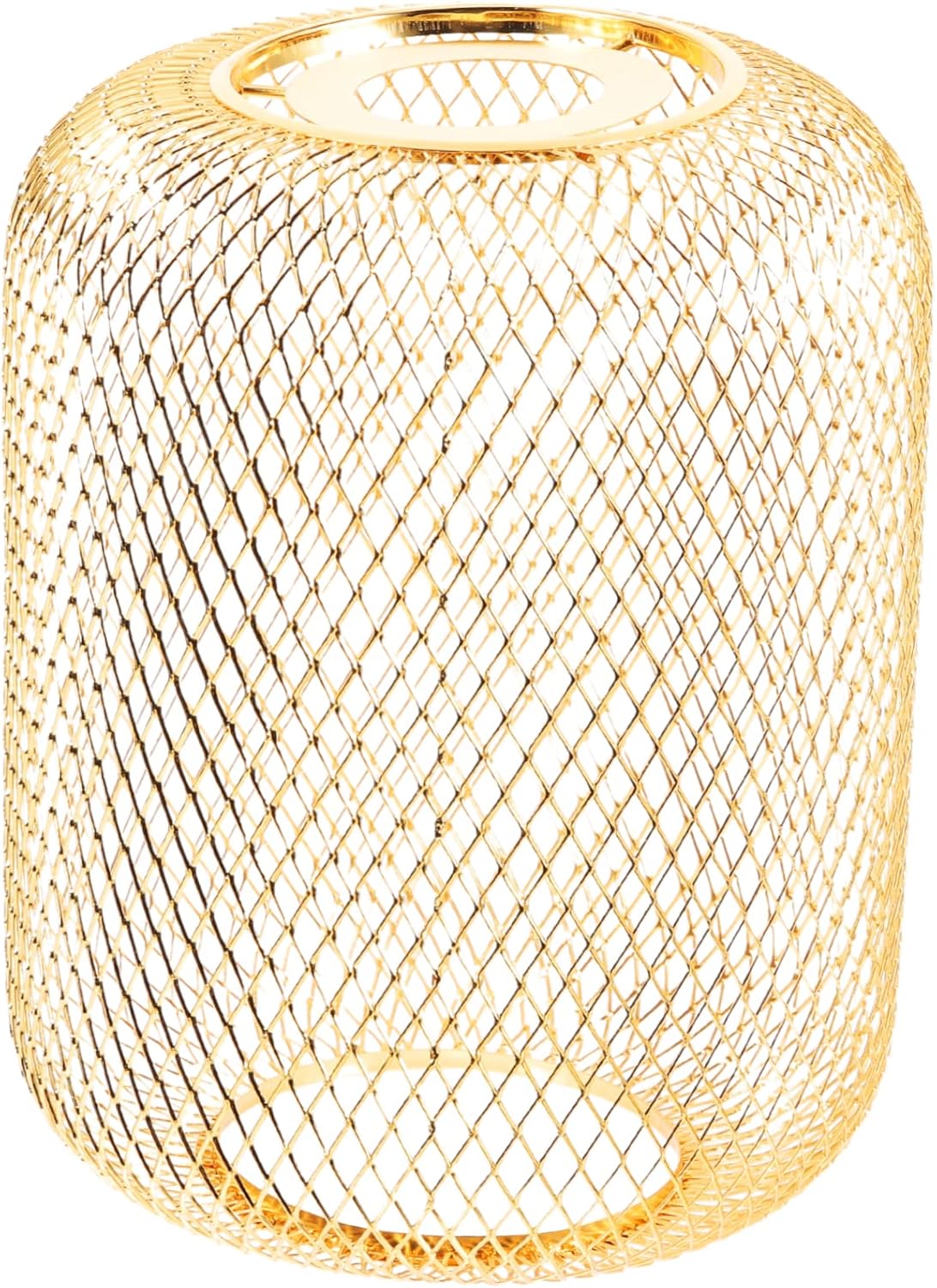 DOITOOL 2pcs Ceiling Light Shade Mesh Design Industrial Style Metal Lampshade for Entryway Kitchen Bathroom Bedroom Nursery Office and Restaurant Decor Easy to Install Iron Construction