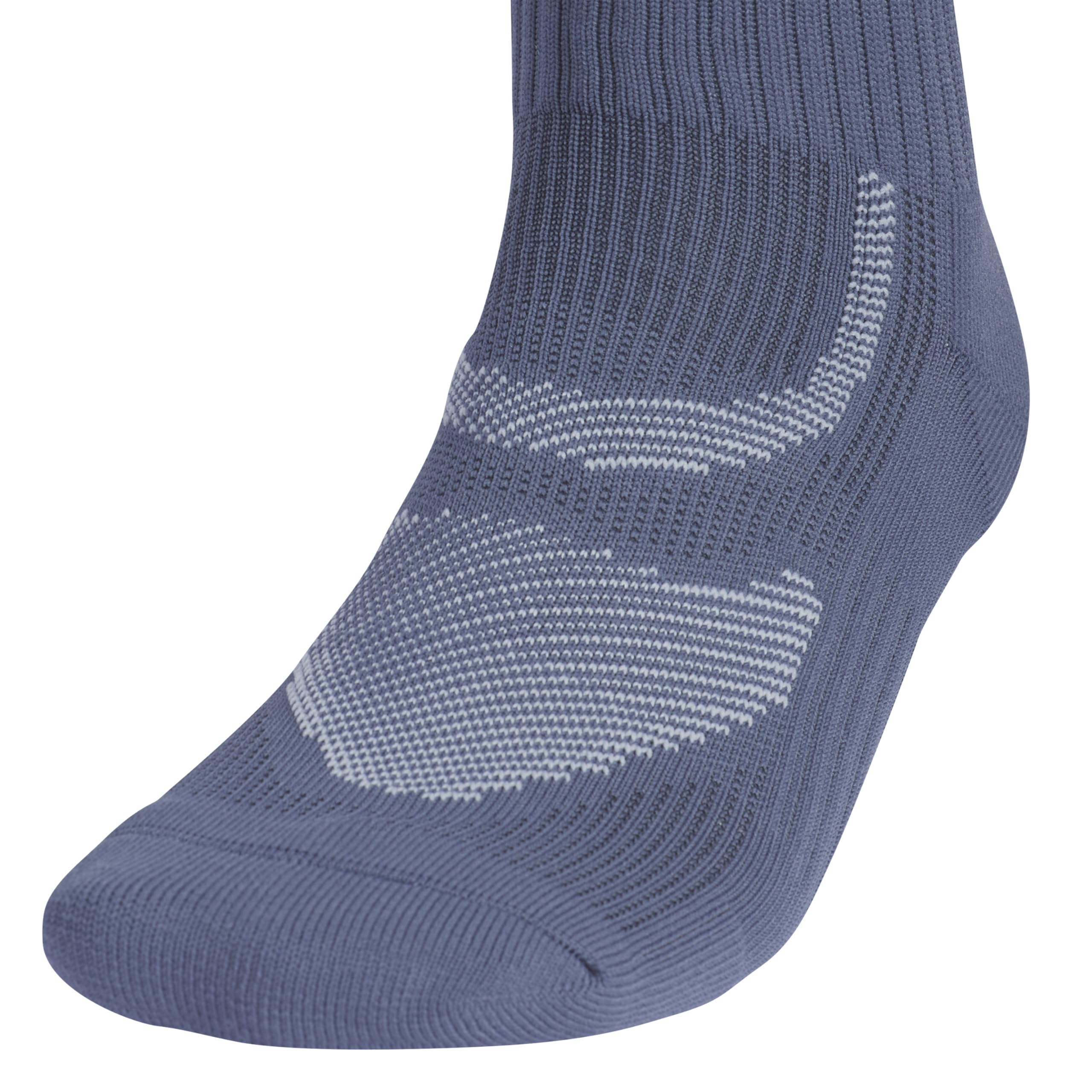 adidas Superlite Performance High Quarter Socks (2 paia) sopra la caviglia adatti per corsa, ciclismo e allenamenti cardio