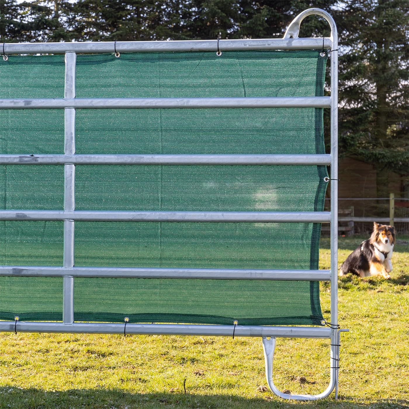 VOSS.farming Windschutznetz 11,30x1,2m für Weidepanels grün
