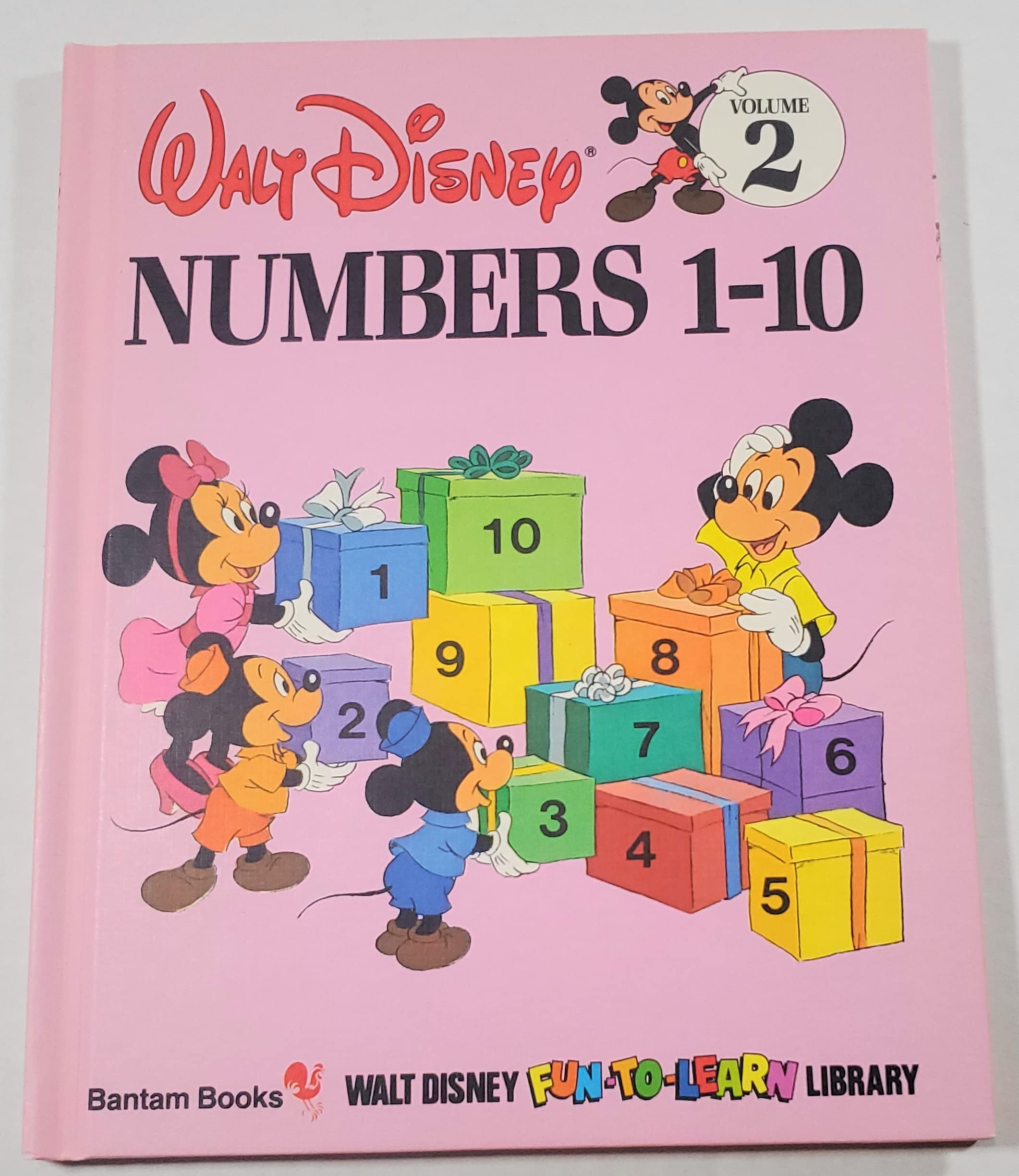 Cover of Numbers 1-10 (Walt Disney Library, Volume 2)