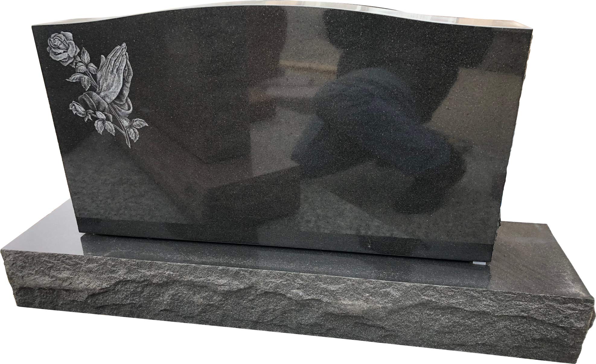 shirube特別価格Tropical Green Granite Monument MN116好評販売中 Gravestone Gravemarker Headstone