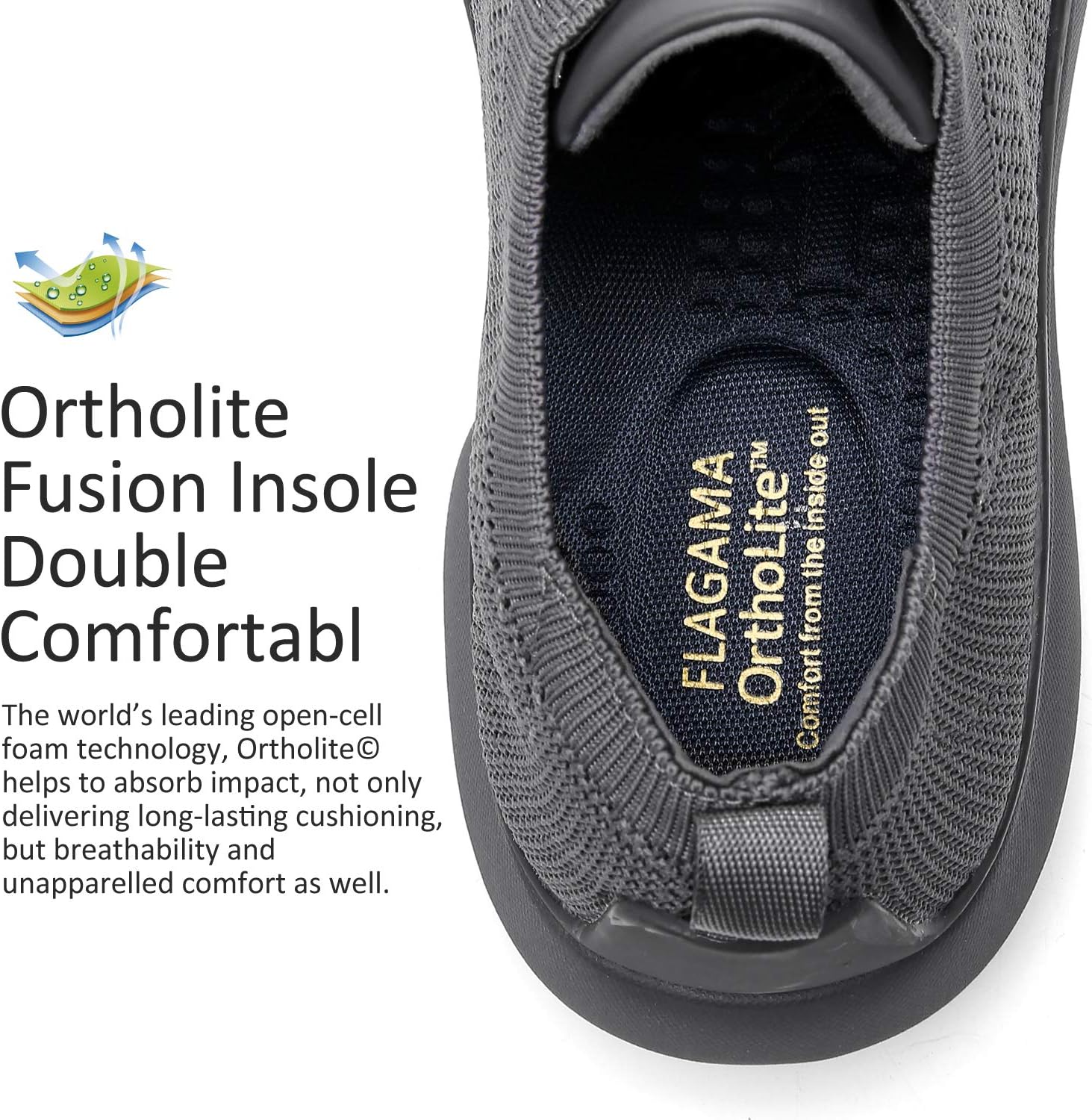 Men's Wingtip Oxford Dress Casual Knit Shoe,Dark Grey,6.5 M US