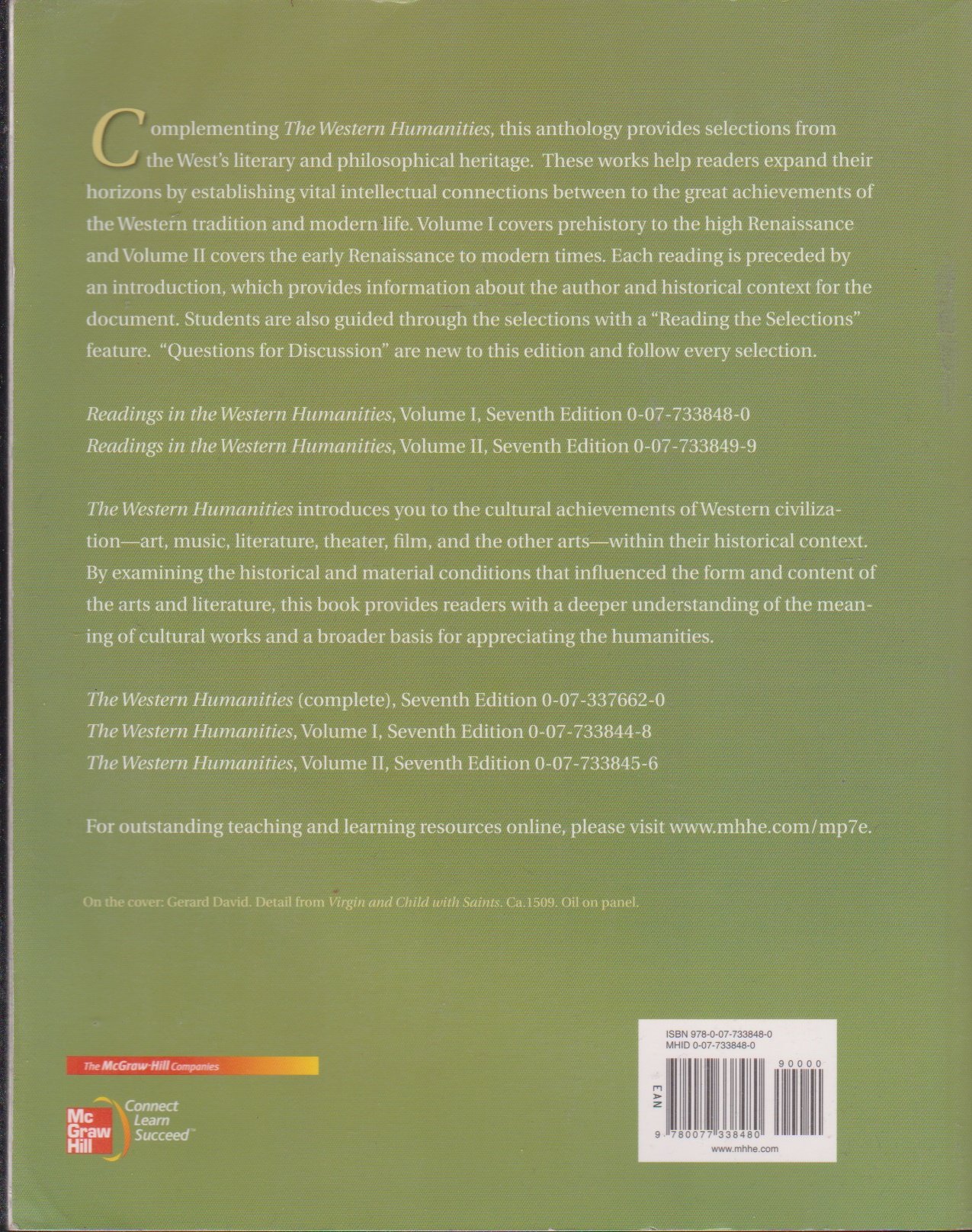 Readings in the Western Humanities Volume 1 - Image 2