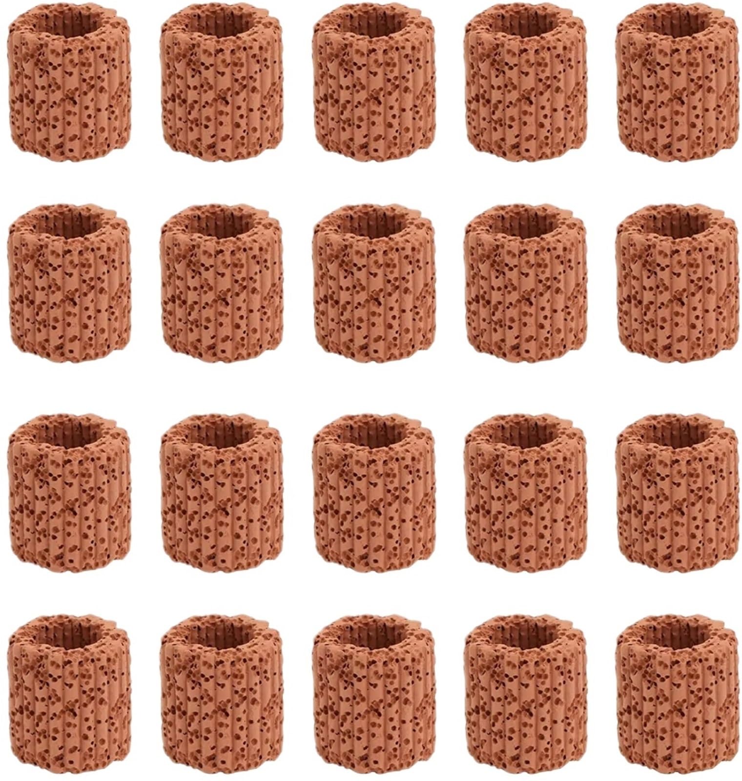 Mlyvax 60Pcs Aquatic Water Plant Fixed Ring Base For Aquarium Landscape Ceramic Pot Decorations Fish Tank