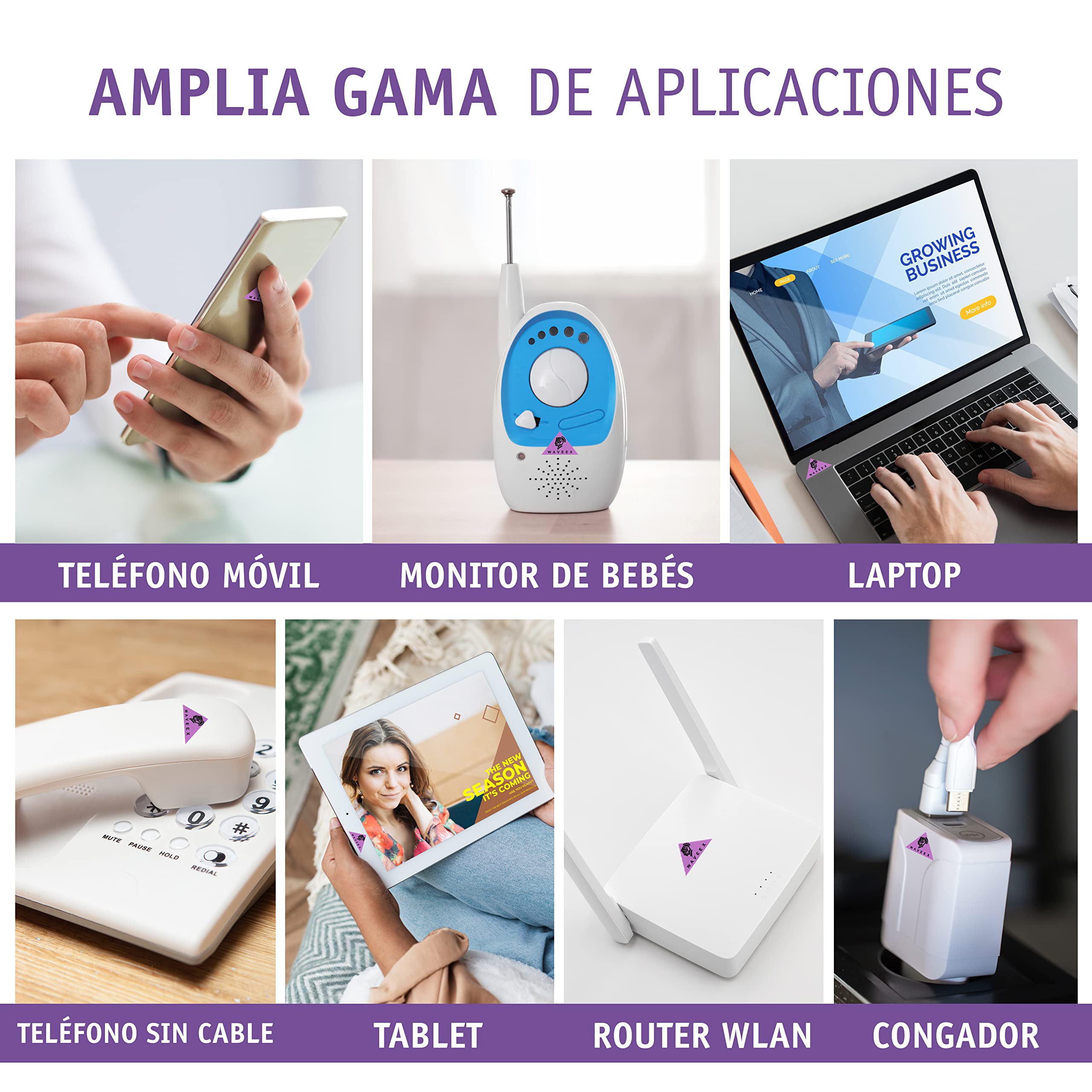 Adesivo Antiradiazioni Per Dispositivi Elettronici - Riduce L'Elettrosmog Da Cellulari, Tablet, Laptop | Protezione DNA - Foto 7