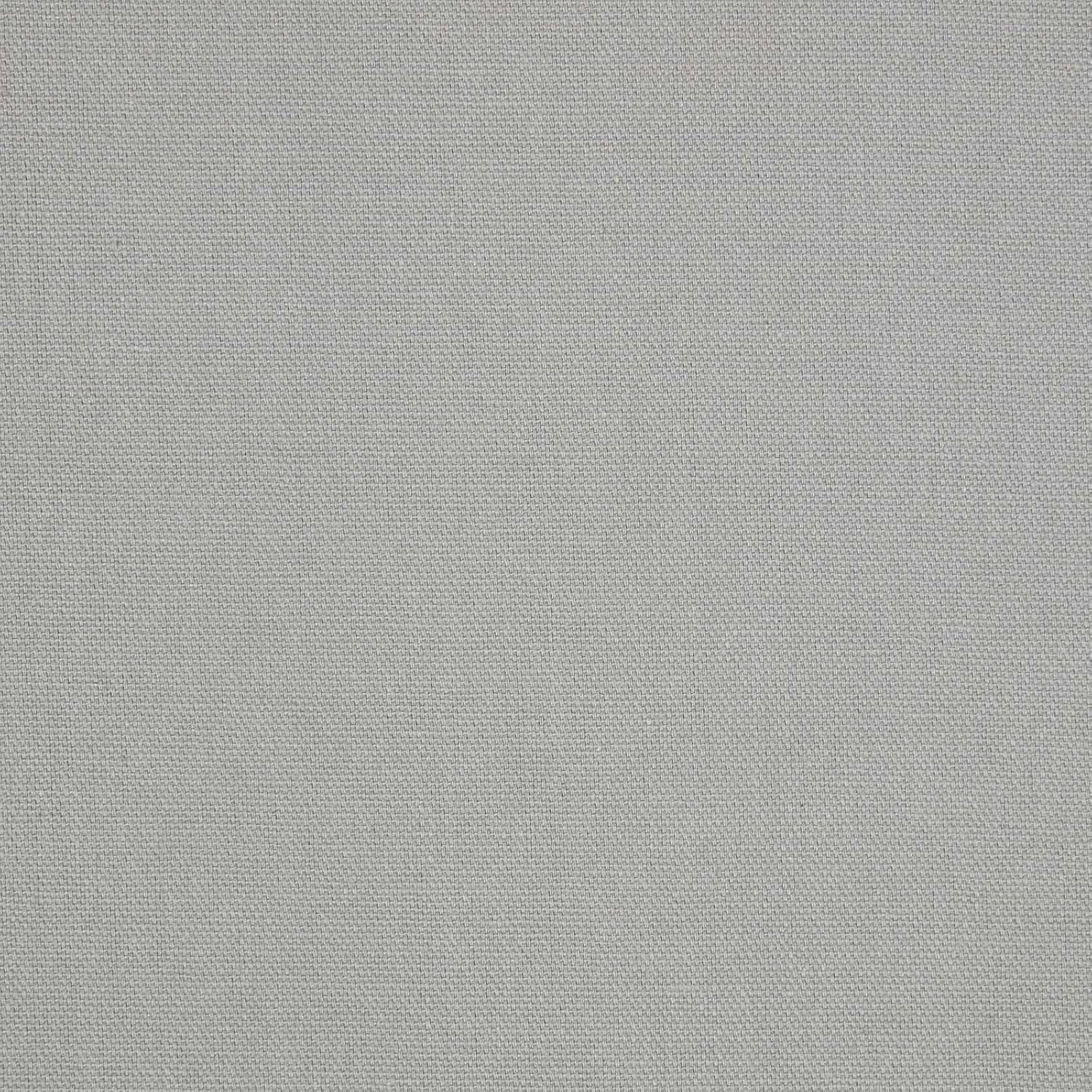 HOMESCAPES Pure Cotton Furnishing Fabric Plain Colour Grey 150 cm