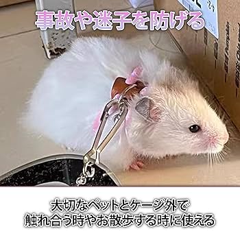 Amazon | HAMILO リードハーネス ハムスター用リード ハーネス