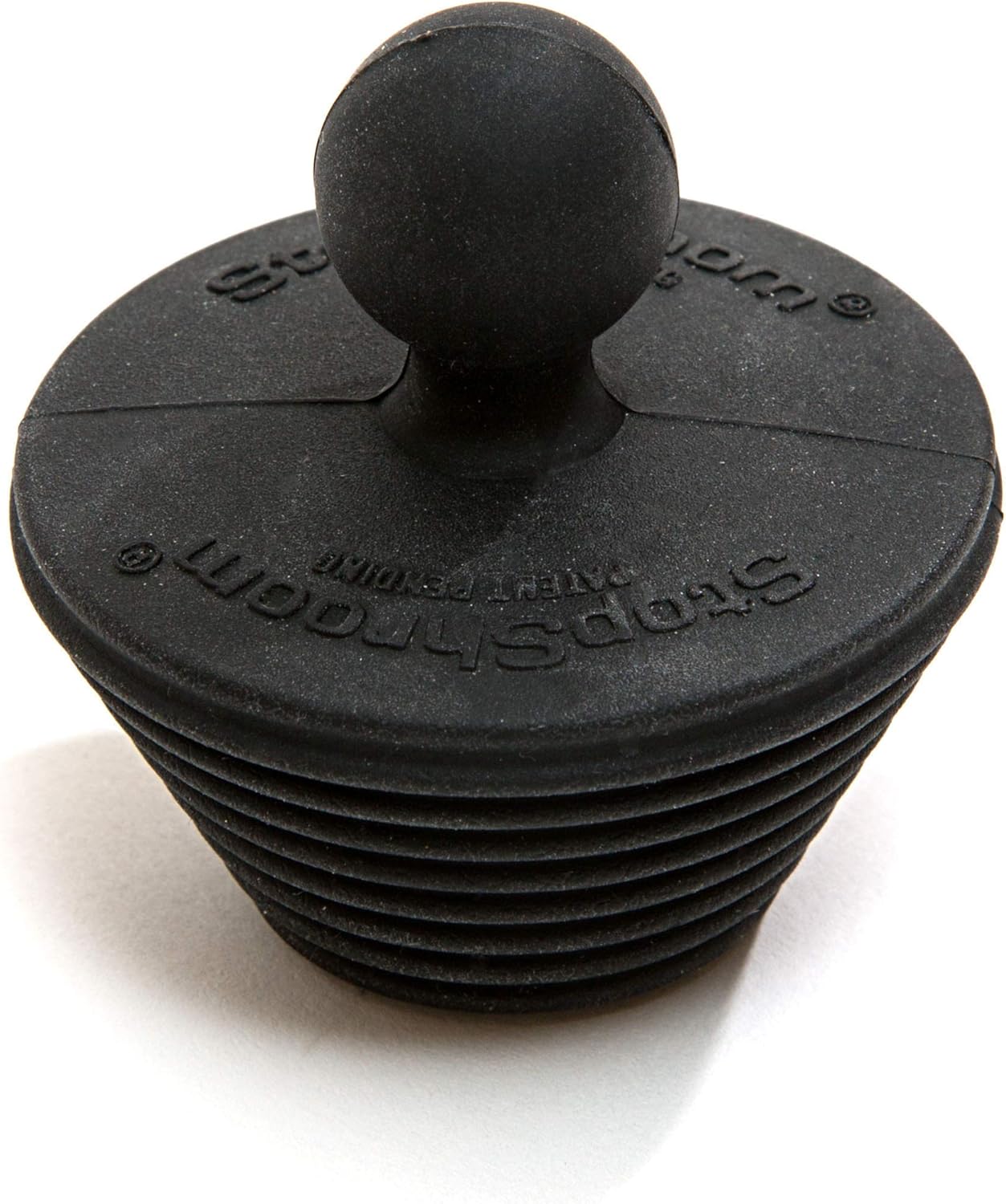 StopShroom 2'' Matte Black Rubber Drain Protector