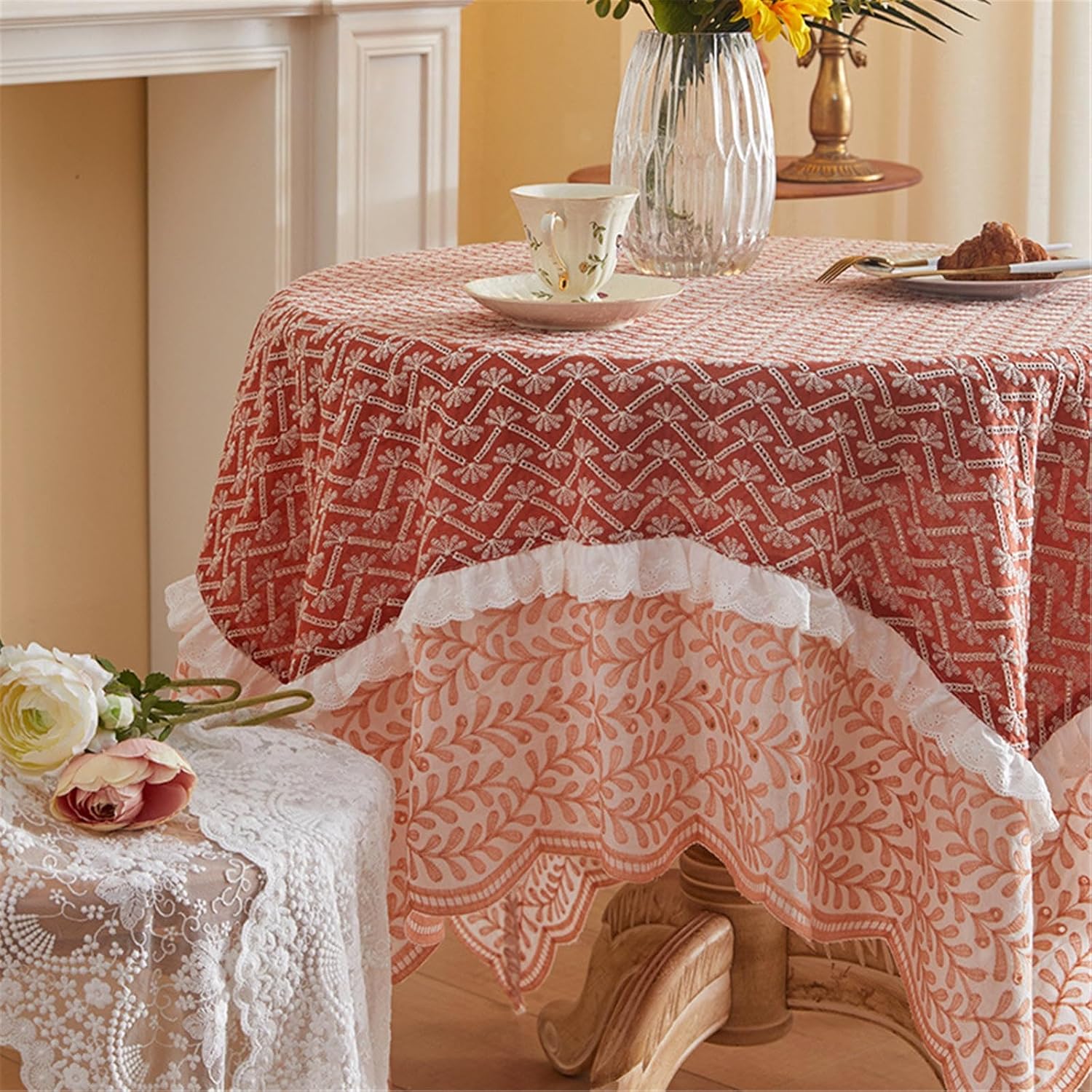 ◆正規品◆テーブルクロス 円形テーブルクロス 小円形テーブル テーブルクロス ティーテーブル テーブルクロス ガーデン ウエディング◆追跡あり◆