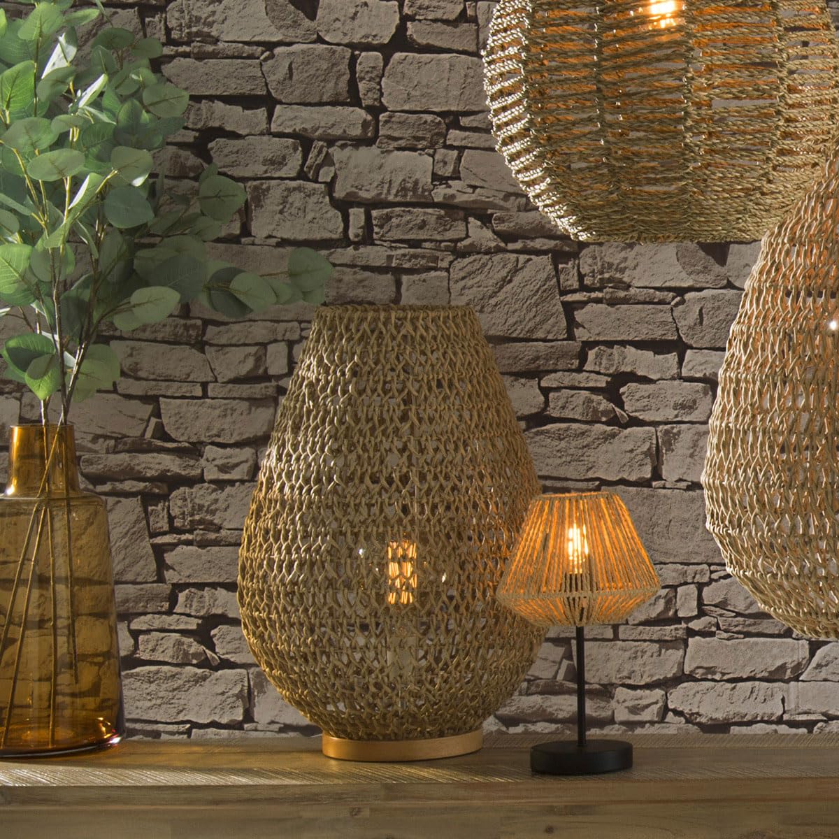ATMOSPHERA CREATEUR D'INTERIEUR Lámpara de metal + papel