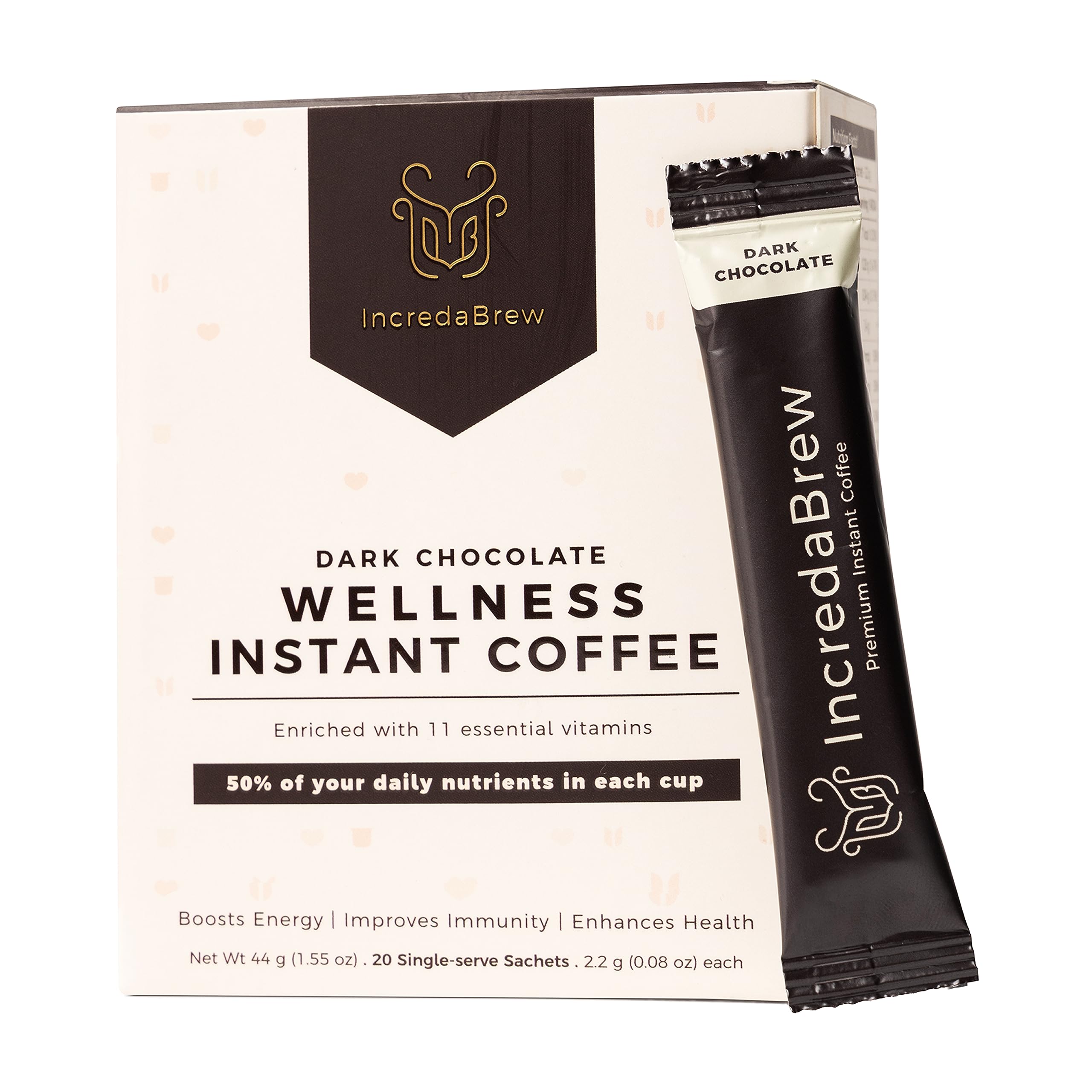 See full amazon price history chart for IncredaBrew Gold Vitamin Rich Wellness Instant Coffee Dark Chocolate Flavour | Pack Of 20 Premium Coffee Powder Sachets | Healthy Coffee With 11 Essential Vitamins | Makes 20 Cups IncredaBrew Gold Vitamin Rich Wellness Instant Coffee Dark Chocolate Flavour | Pack Of 20 Premium Coffee Powder Sachets | Healthy Coffee With 11 Essential Vitamins | Makes 20 Cups (B09X64HHYB) Amazon Price History, Amazon Price Tracker