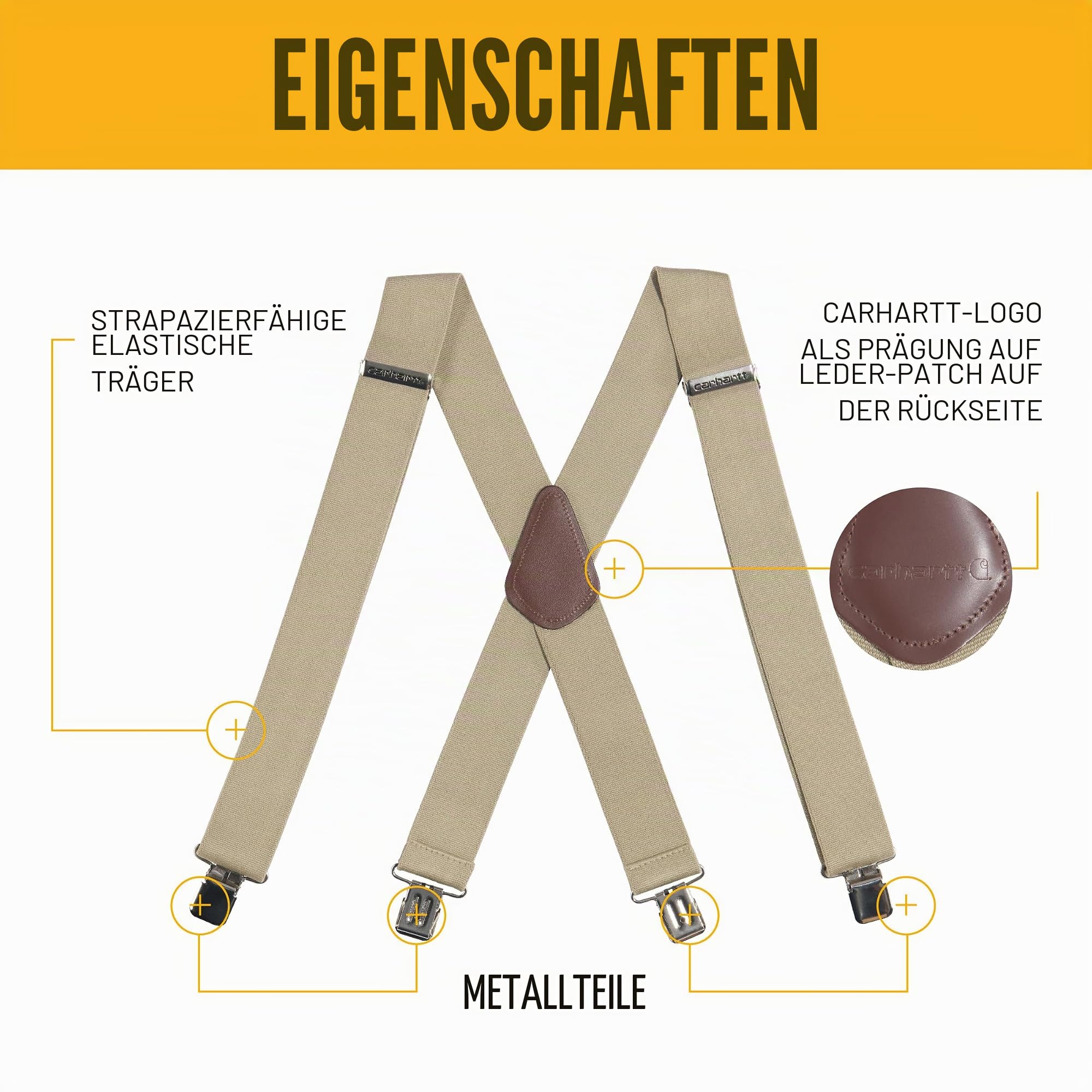 Carhartt Herren-Hosenträger, strapazierfähig