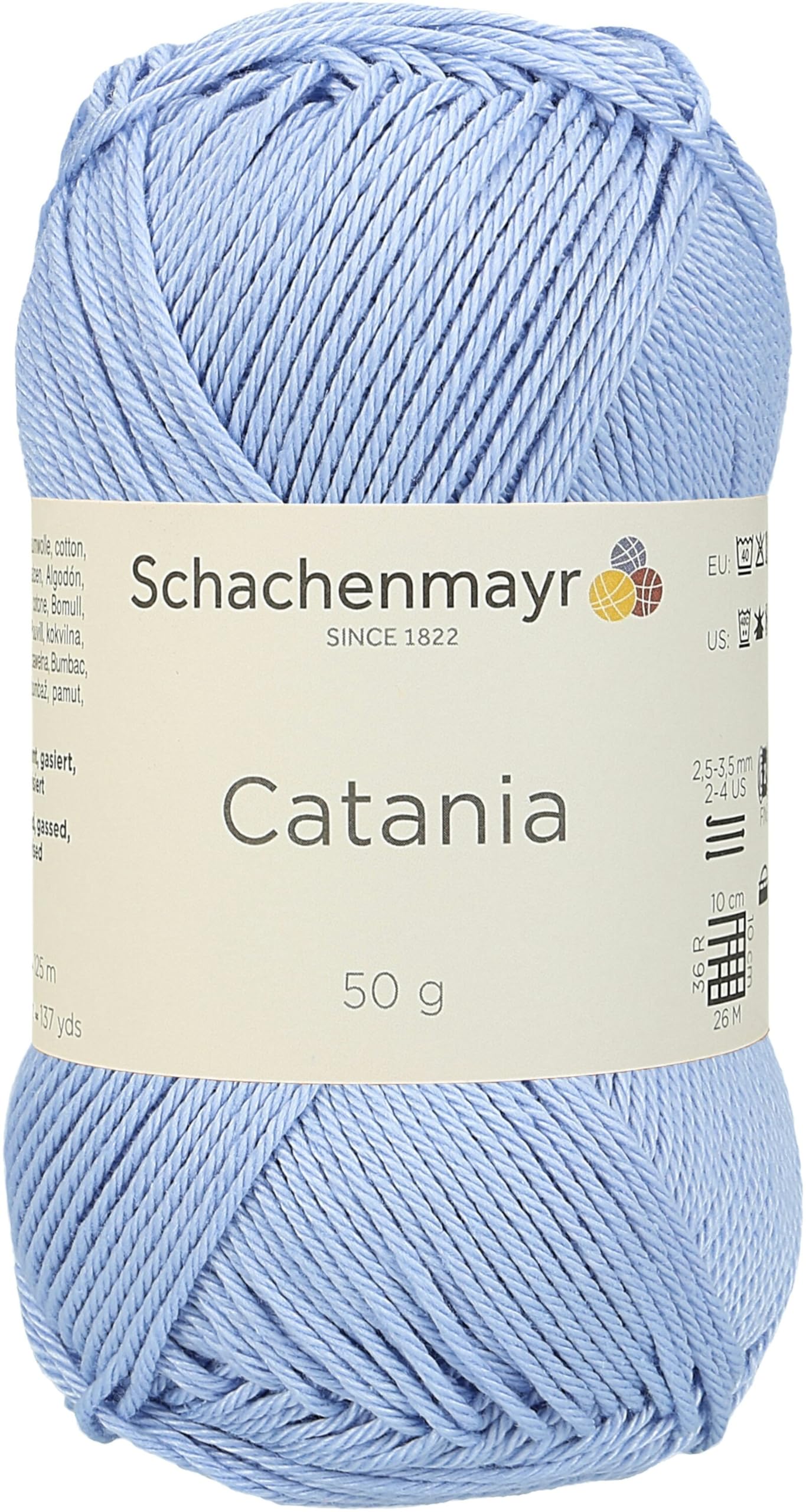Schachenmayr Hand Knitting Yarns Catania, 50G Serenity, 11.5 x 5.2 x 6 cm