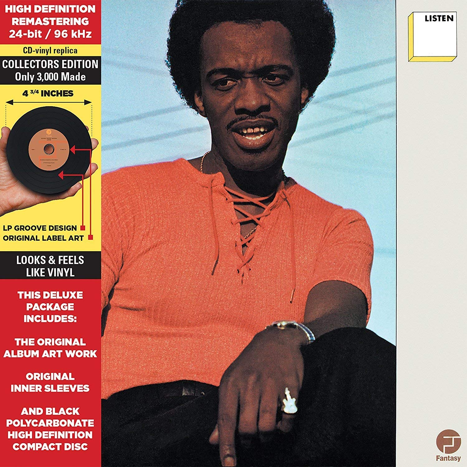 Johnny Guitar Watson Listen CD New 819514011194