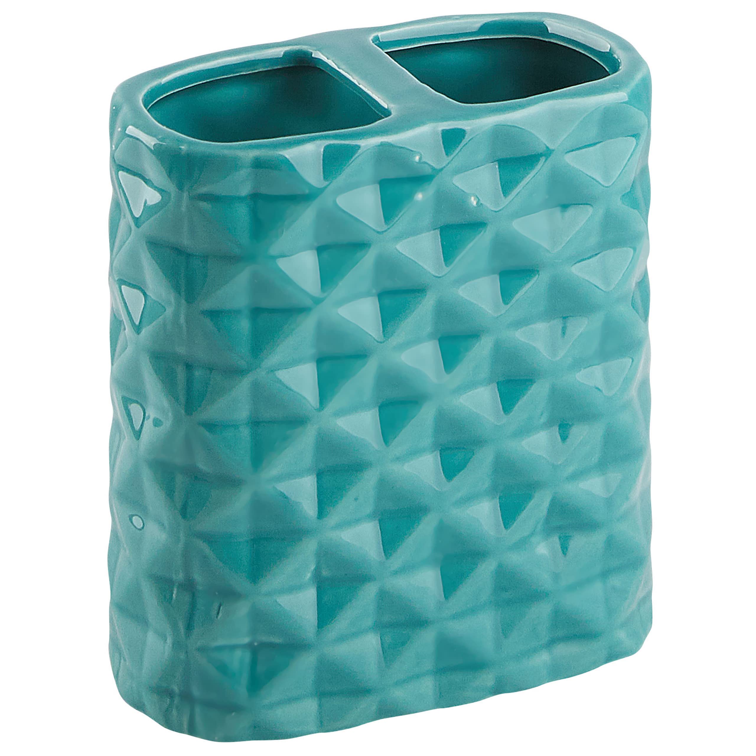 Conjunto de Accesorios de baño de dolomita Azul Turquesa dispensador jabonera Recipiente Moderno Guatire