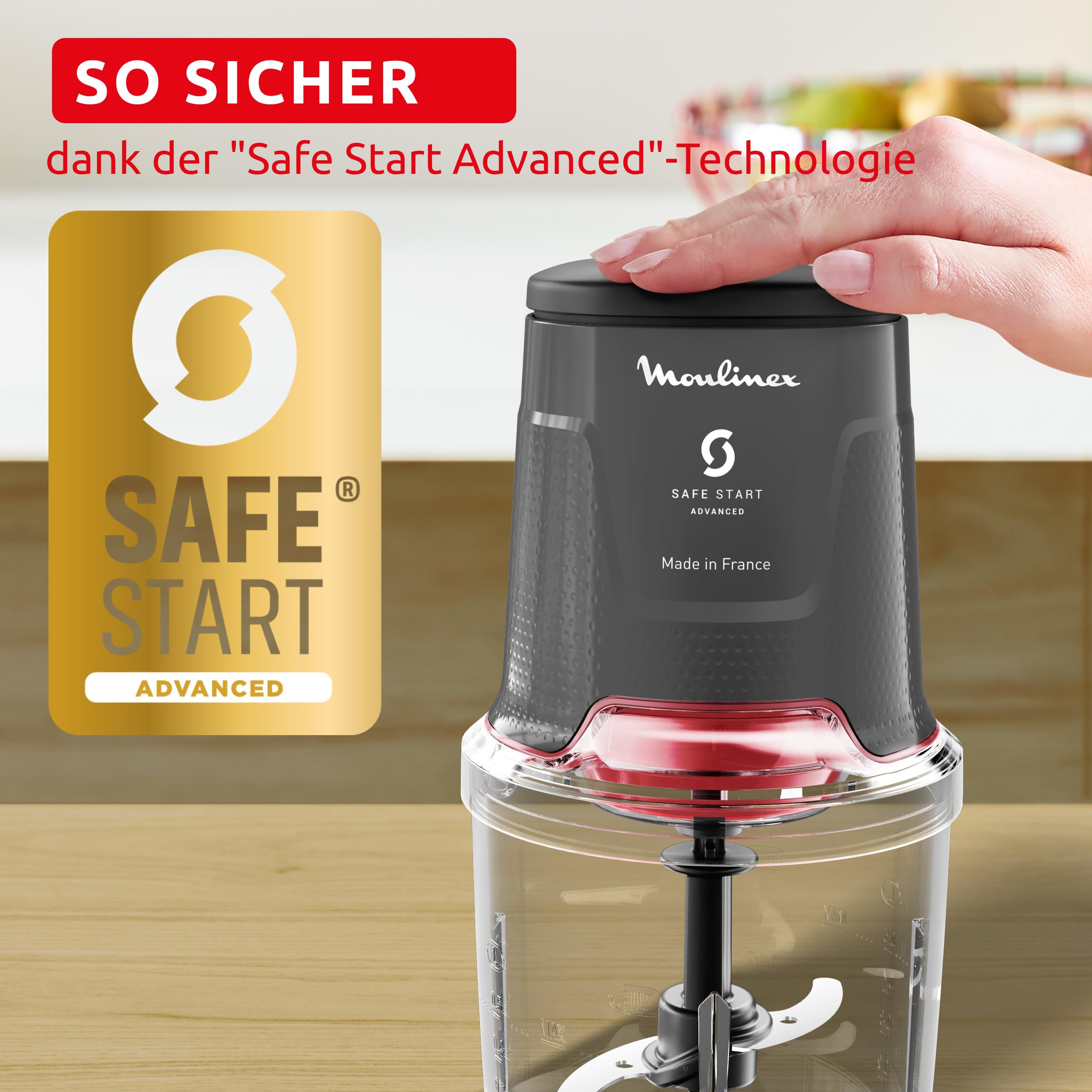Moulinex Easy Press elektrischer Zerkleinerer, 500 ml Fassungsvermögen