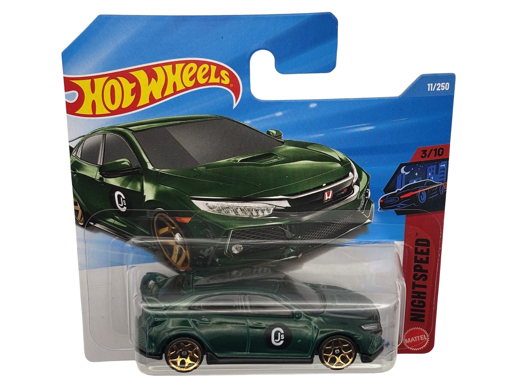 Hot Wheels - 2018 Honda Civic Type R - Nightspeed 3/10 - Short