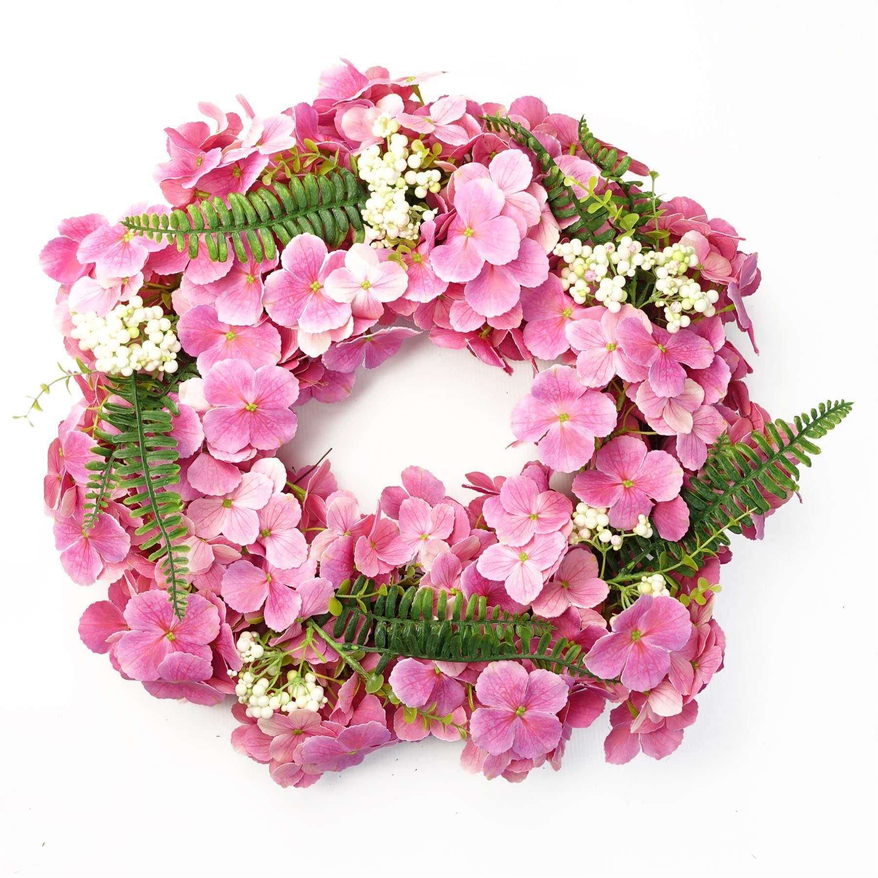 Leaf Design Artificial Blossom Wreath