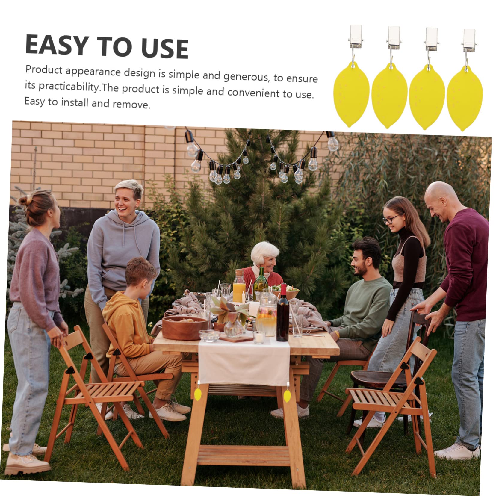 MAGICLULU 16stücke Winddichte Tischdeckenbeschwerer Dekorative Clips Für Tischdecken Für Hochzeiten Und Gartenpartys Goldenen -Design