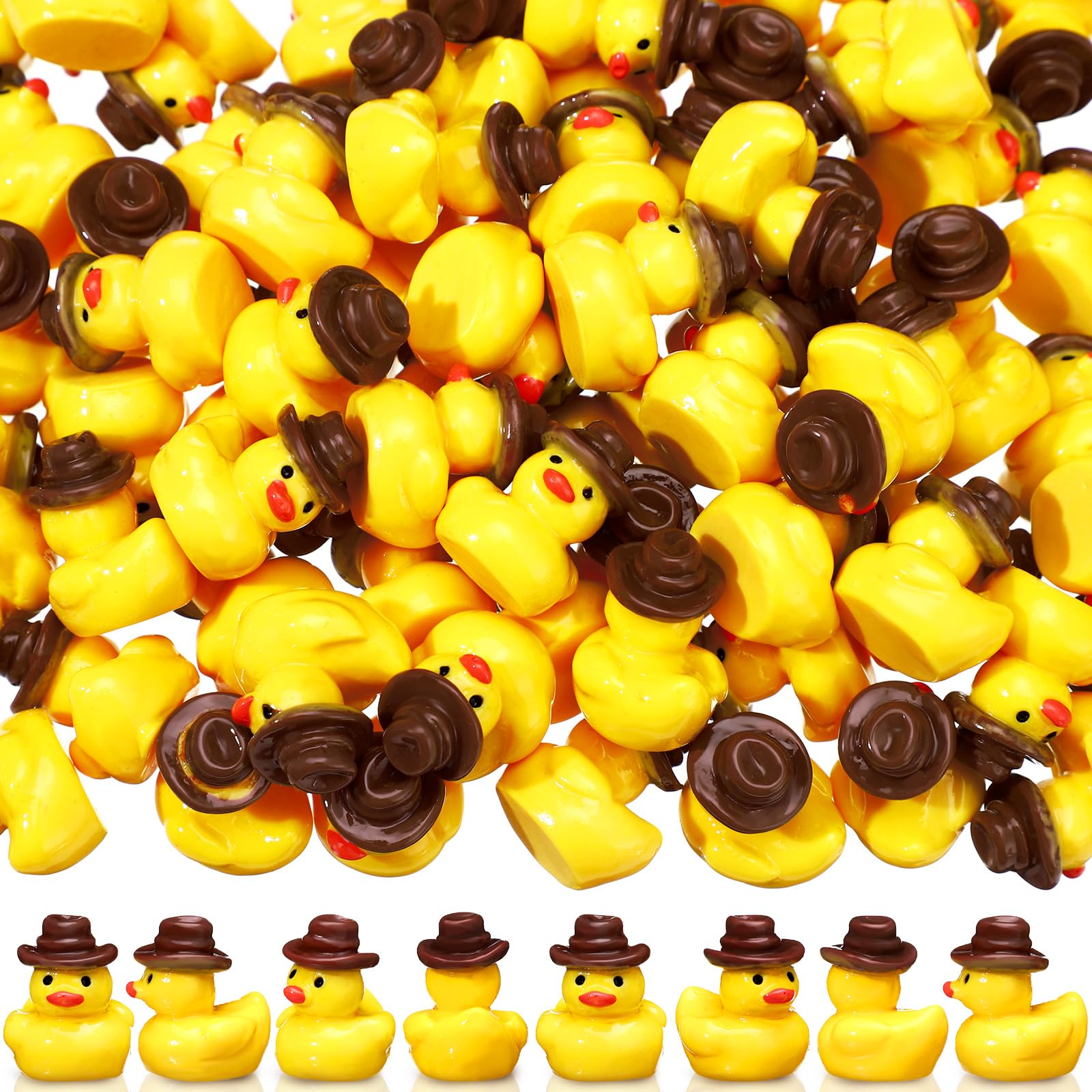 Mini Canards En Résine, 50 Pièces, Petites Figurines De Canard En Vrac