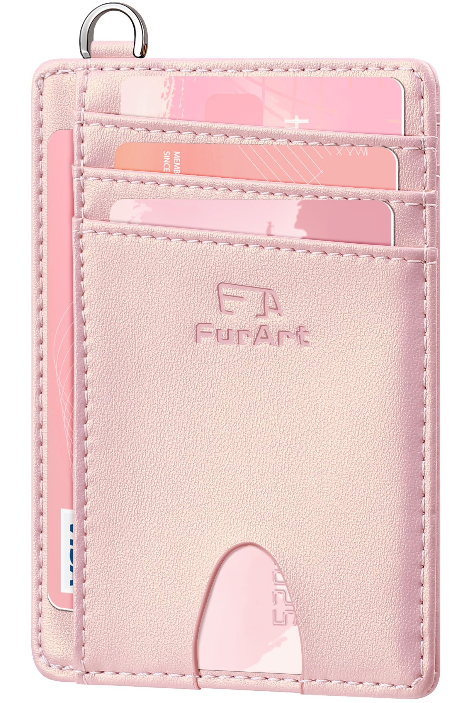 FurArtSlim Minimalist Wallet, Front Pocket Wallets, RFID Blocking, Credit Card Holder for Men & Women